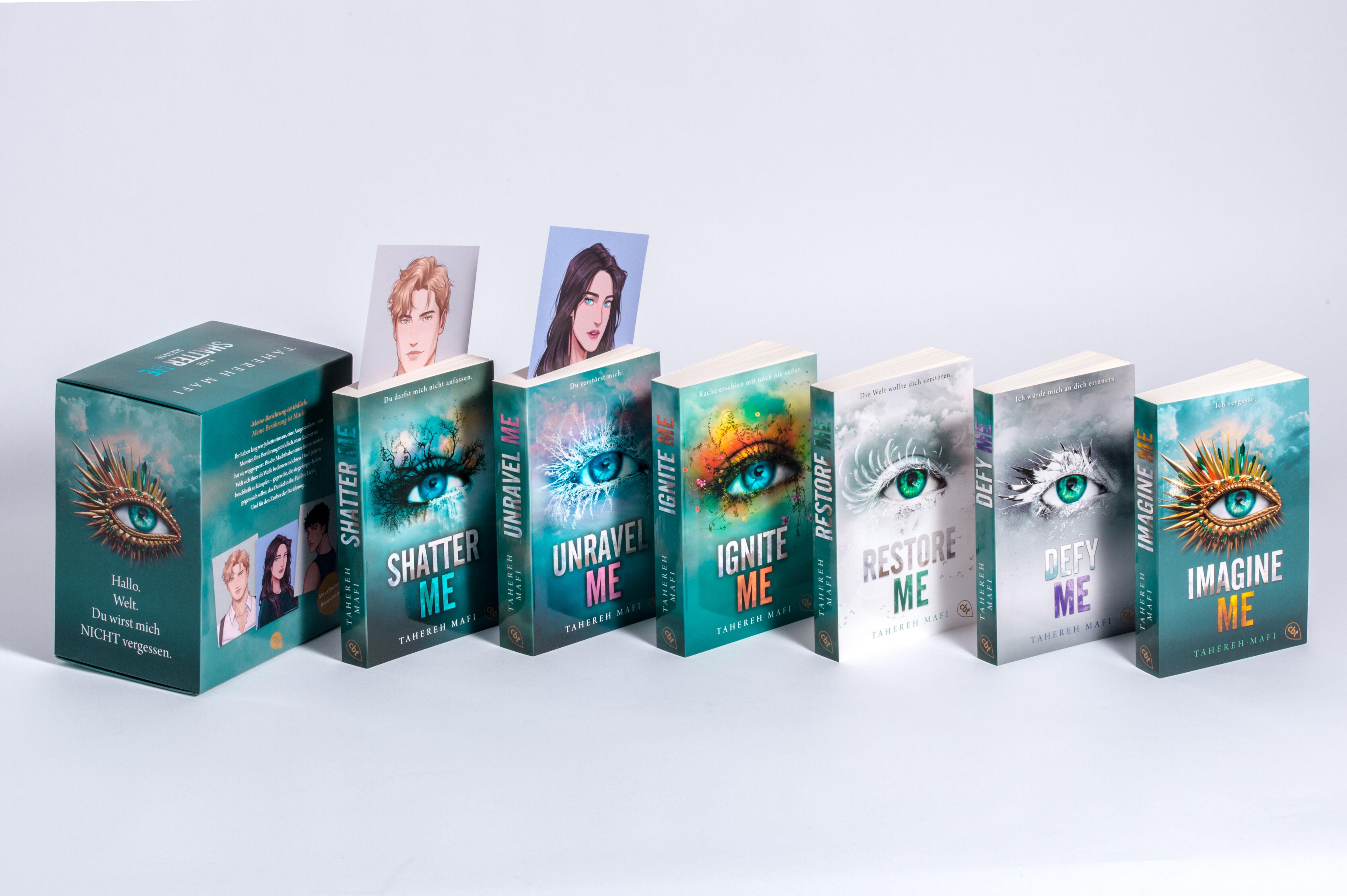 Beispielinhalt (Bild) Die Shatter-Me-Reihe: Sechs Bände im Taschenbuch-Schuber