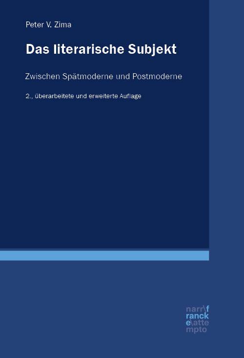 Vorderes Coverbild Das literarische Subjekt