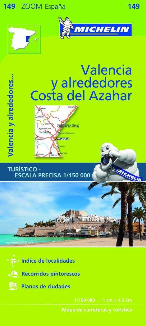 Vorderes Coverbild Valencia C.D. Azahar - Zoom Map 149. 1 : 150 000