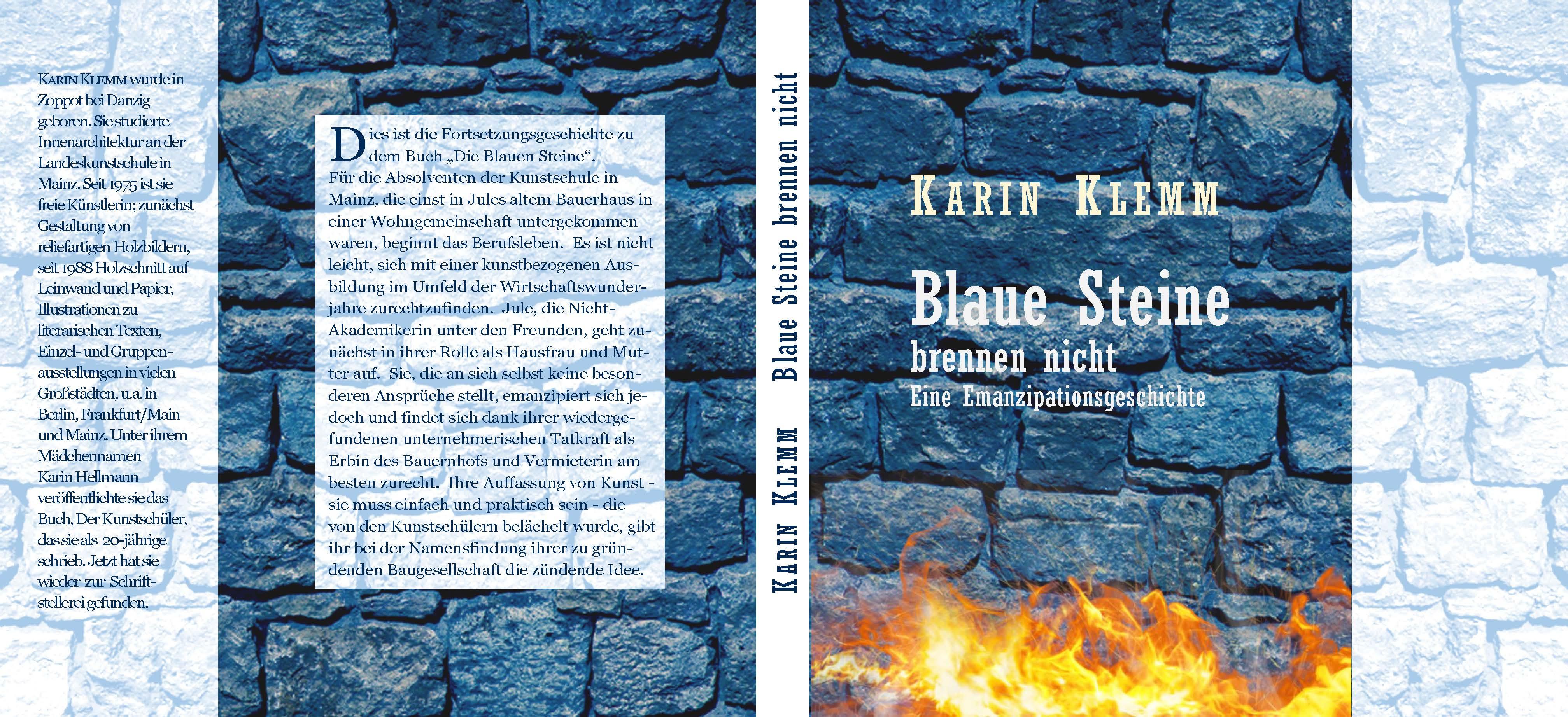 Vorderes Coverbild Blaue Steine brennen nicht