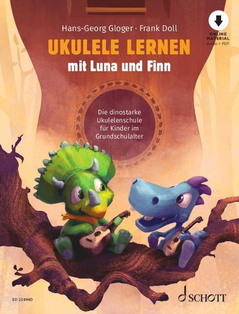 Vorderes Coverbild Ukulele lernen mit Luna und Finn