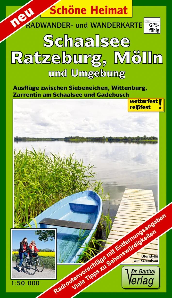 Vorderes Coverbild Radwander- und Wanderkarte Schaalsee, Ratzeburg, Mölln und Umgebung