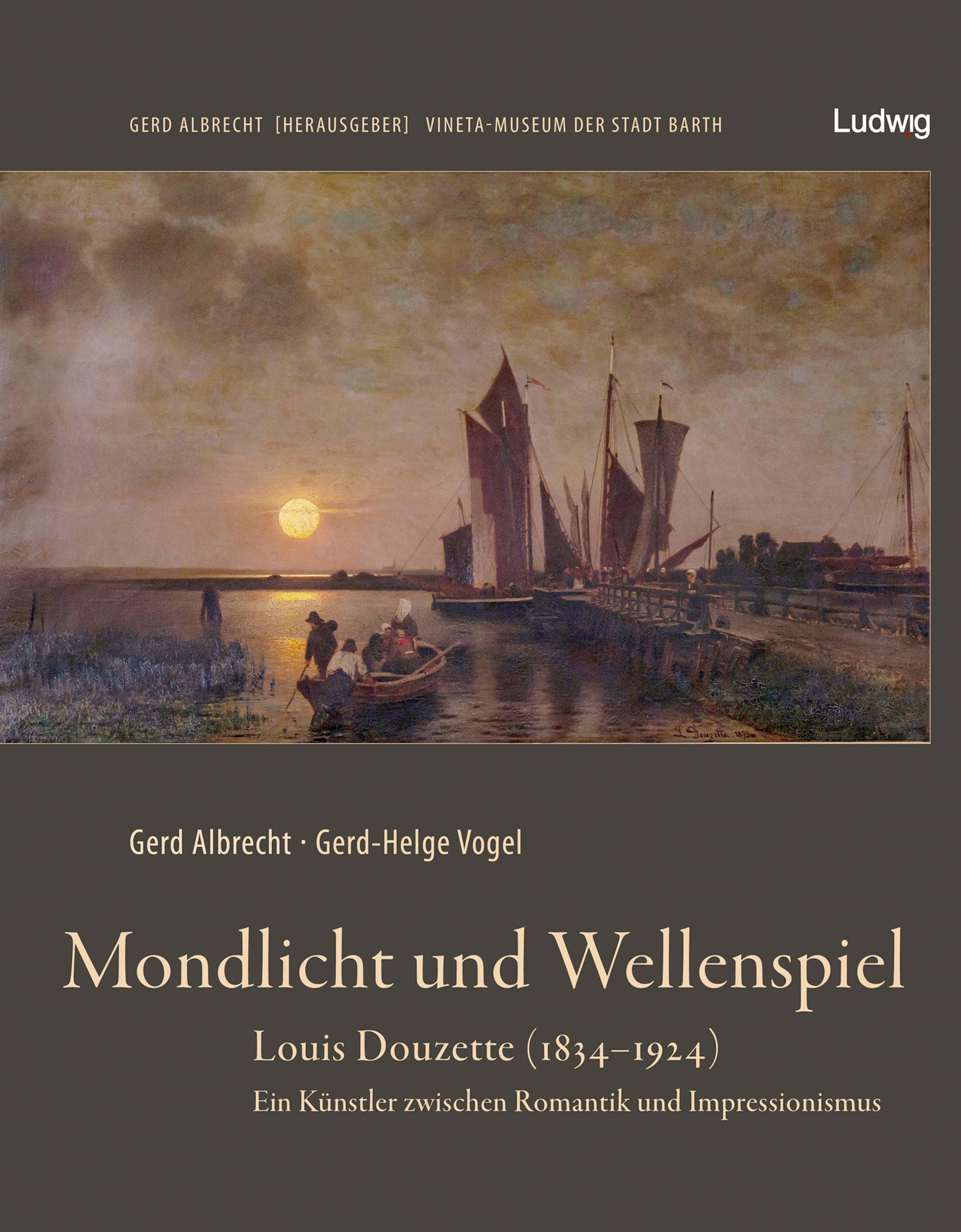 Vorderes Coverbild Mondlicht und Wellenspiel - Louis Douzette (1834 - 1924)