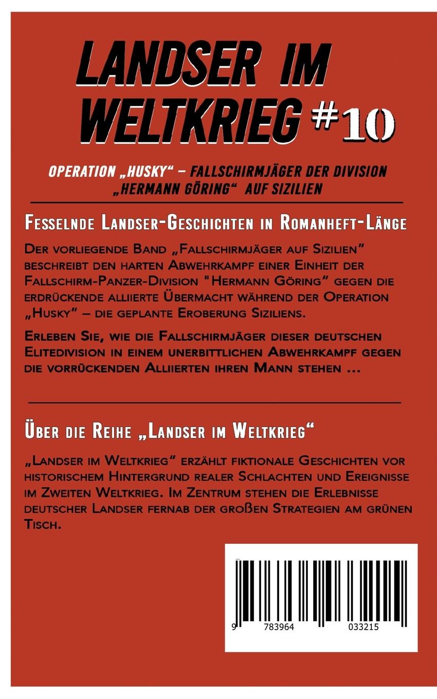 Rückseitencover Landser im Weltkrieg 10: Operation "Husky"