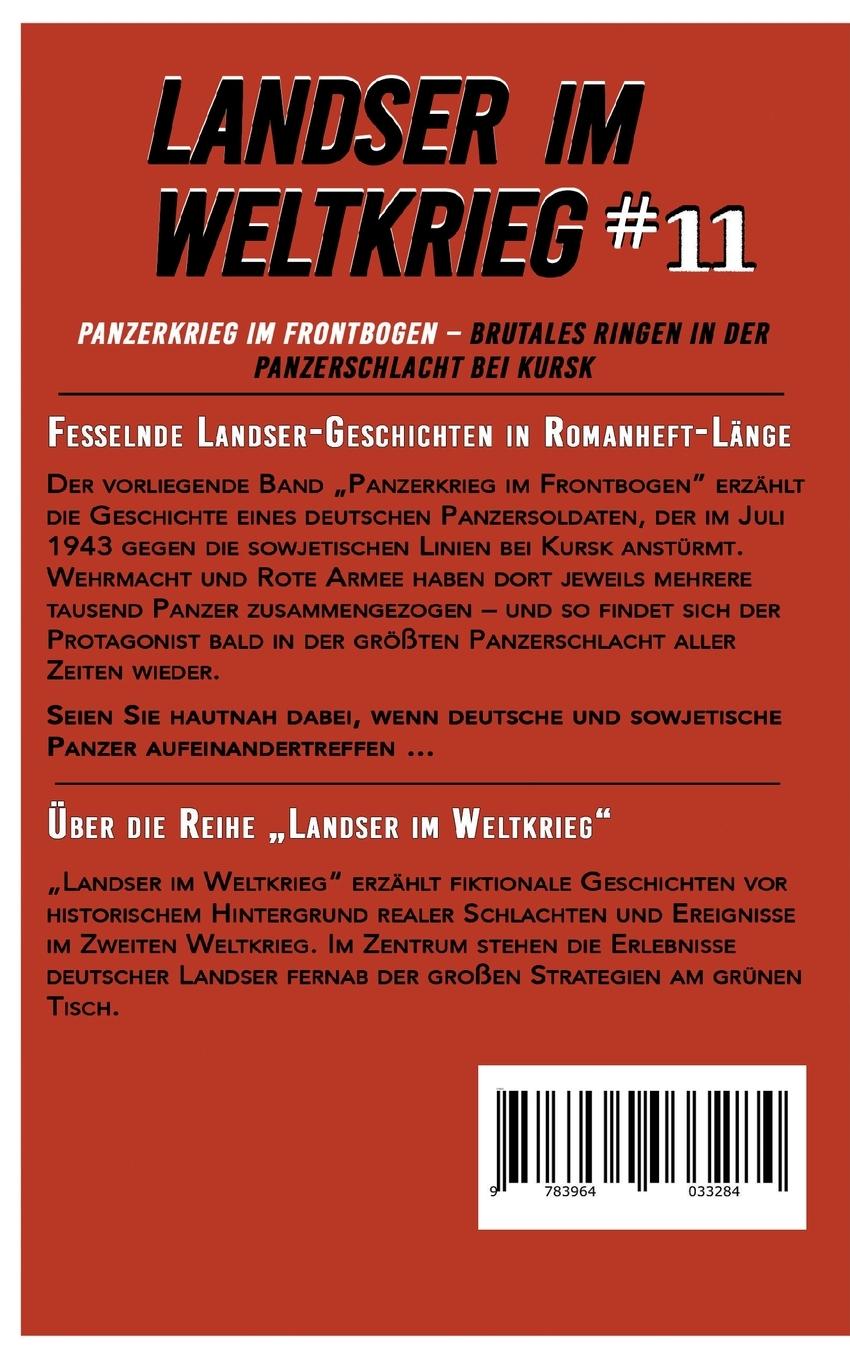 Rückseitencover Landser im Weltkrieg 11: Panzerkrieg im Frontbogen
