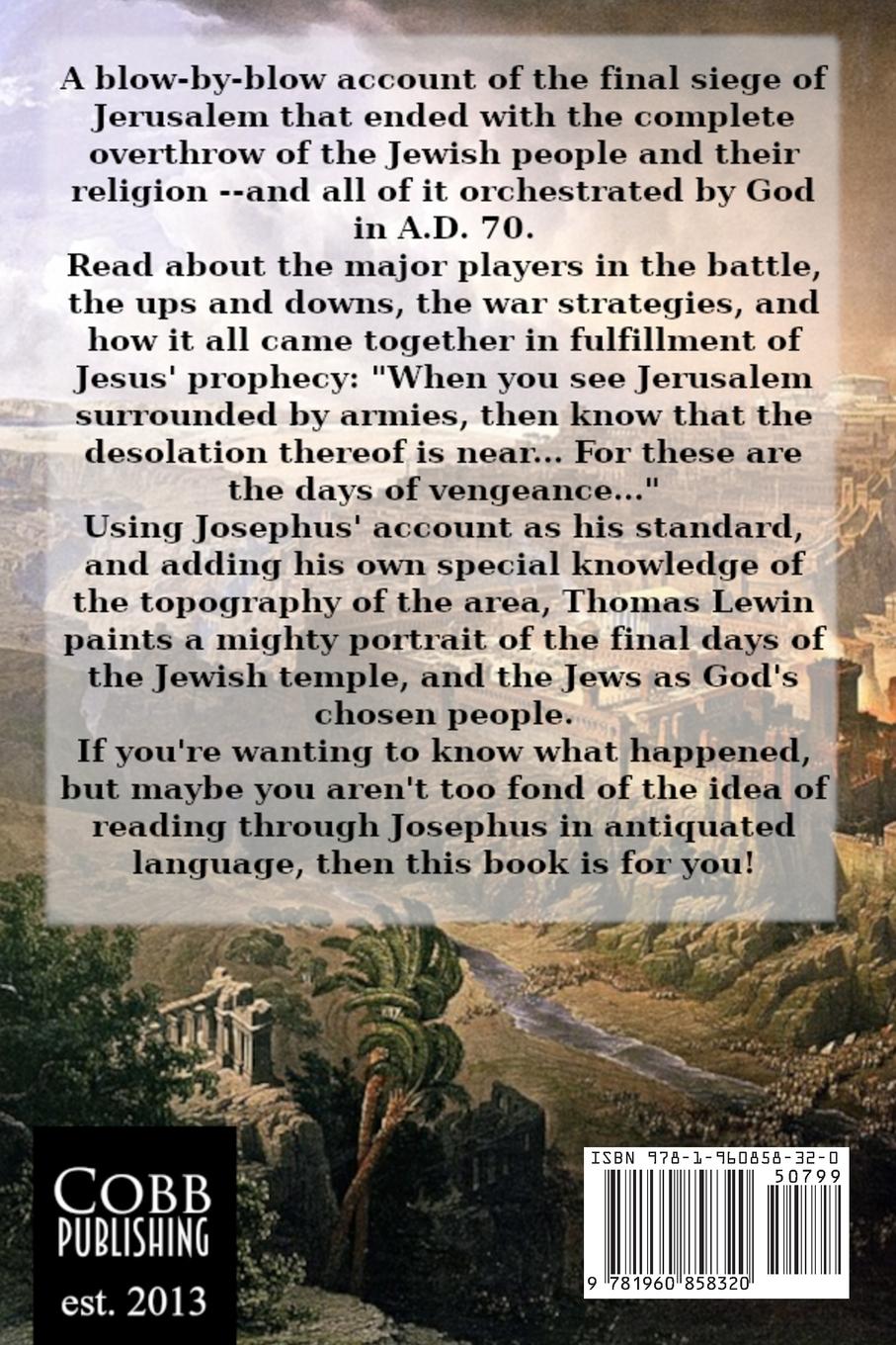 Rückseitencover The Siege of Jerusalem by Titus