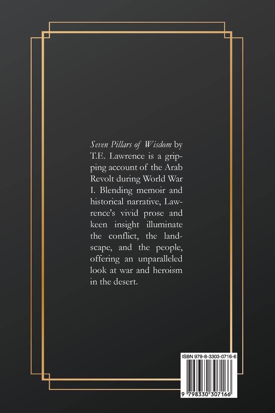 Rückseitencover Seven Pillars of Wisdom