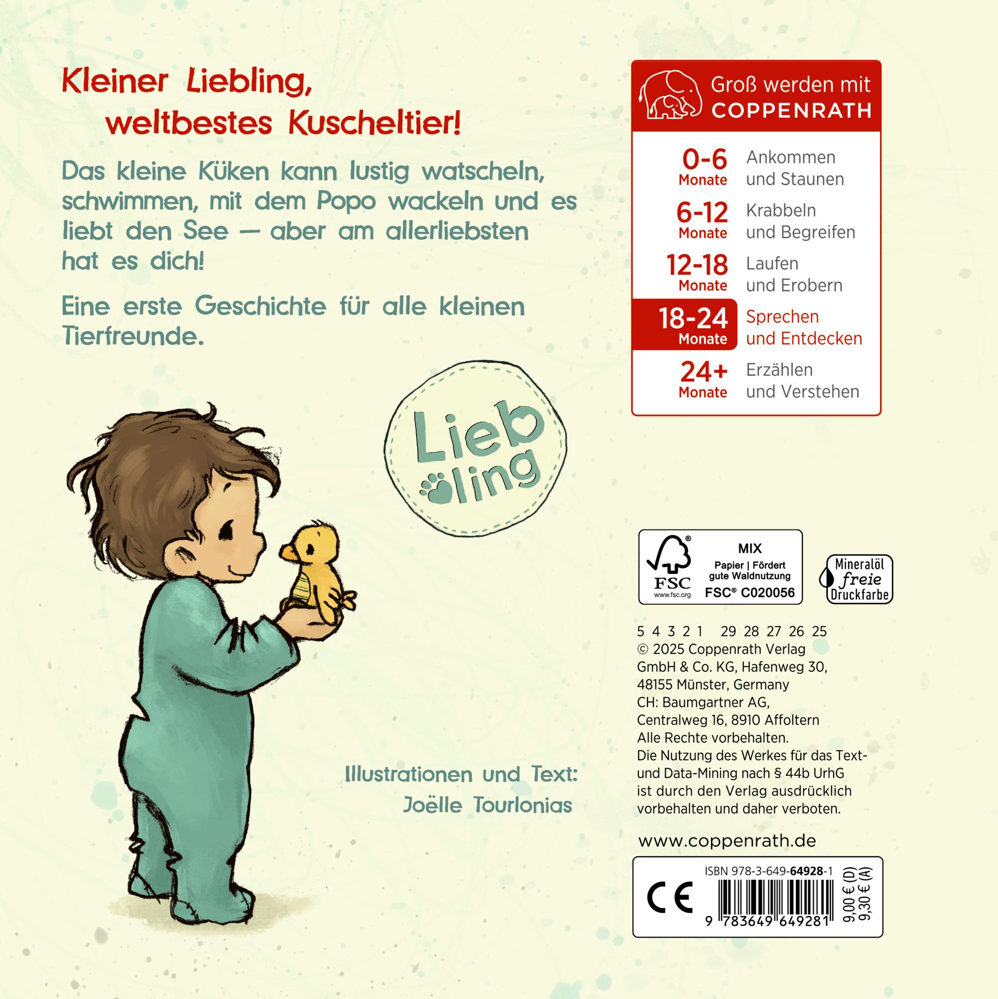 Rückseitencover Kleines Küken, erzähl mir von dir