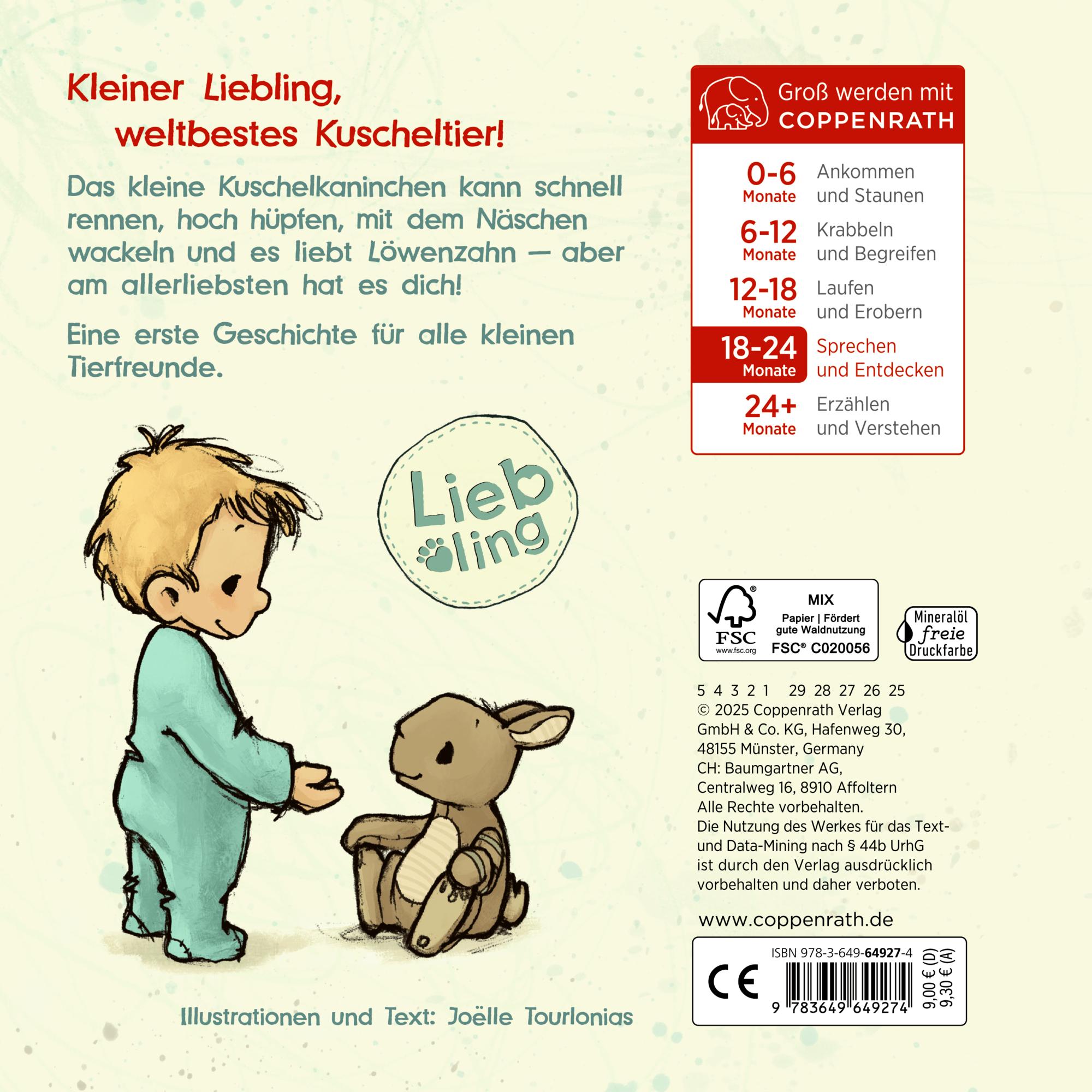 Rückseitencover Kleines Kaninchen, erzähl mir von dir