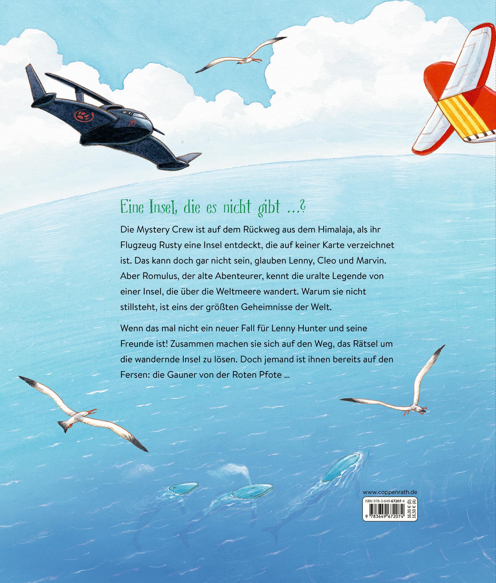 Rückseitencover Lenny Hunter - Die wandernde Insel (Bd. 3)