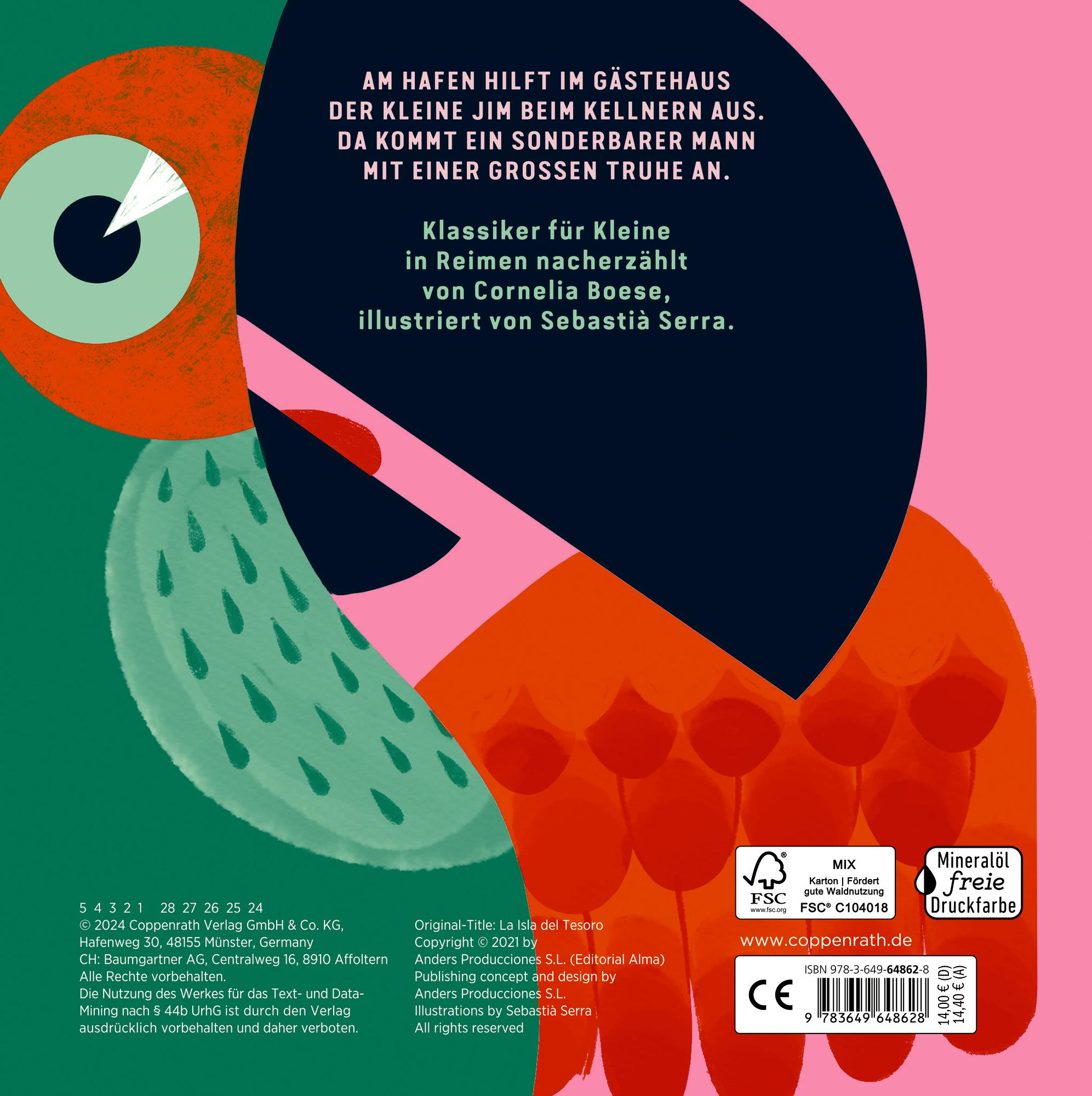 Rückseitencover Die Schatzinsel