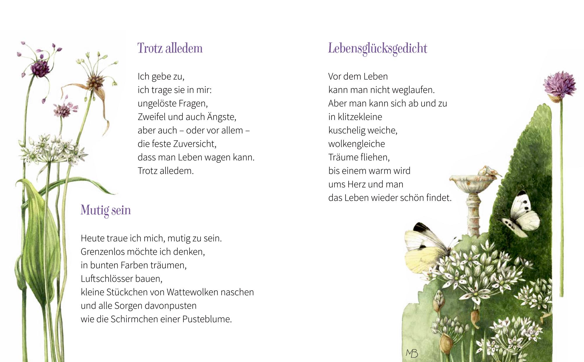 Beispielinhalt (Bild) Hallo Leben, du bist so schön!