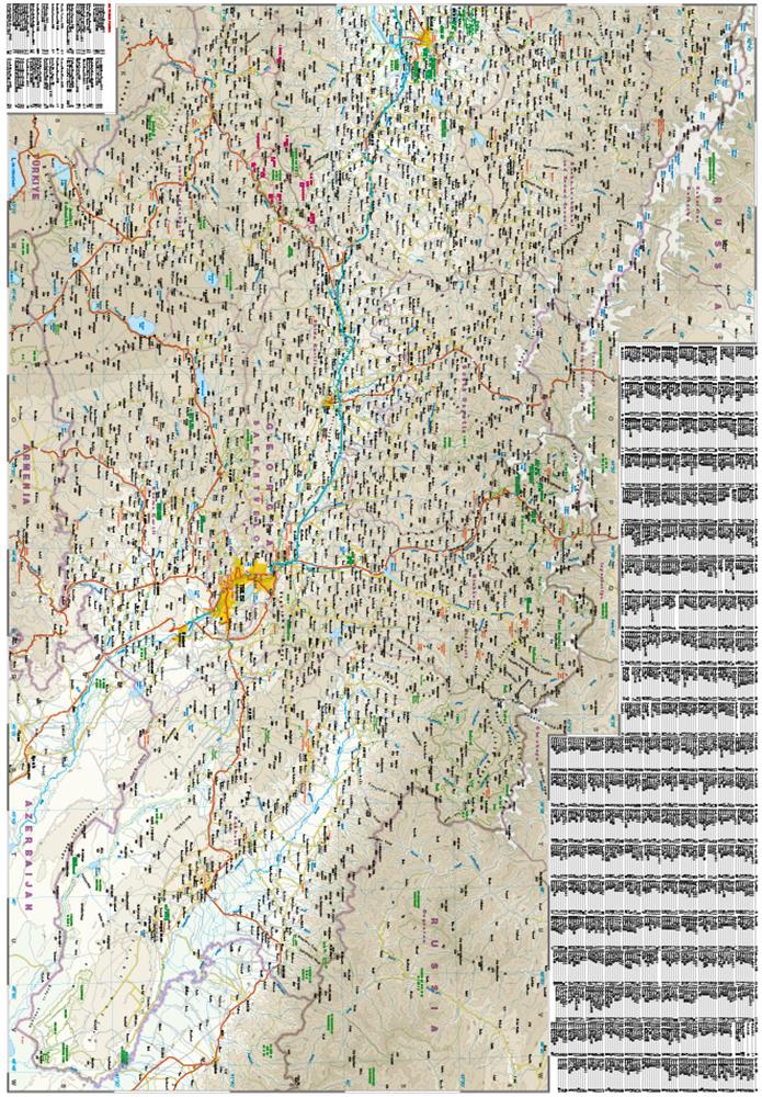 Beispielinhalt (Bild) Reise Know-How Landkarte Georgien / Georgia (1:350.000)