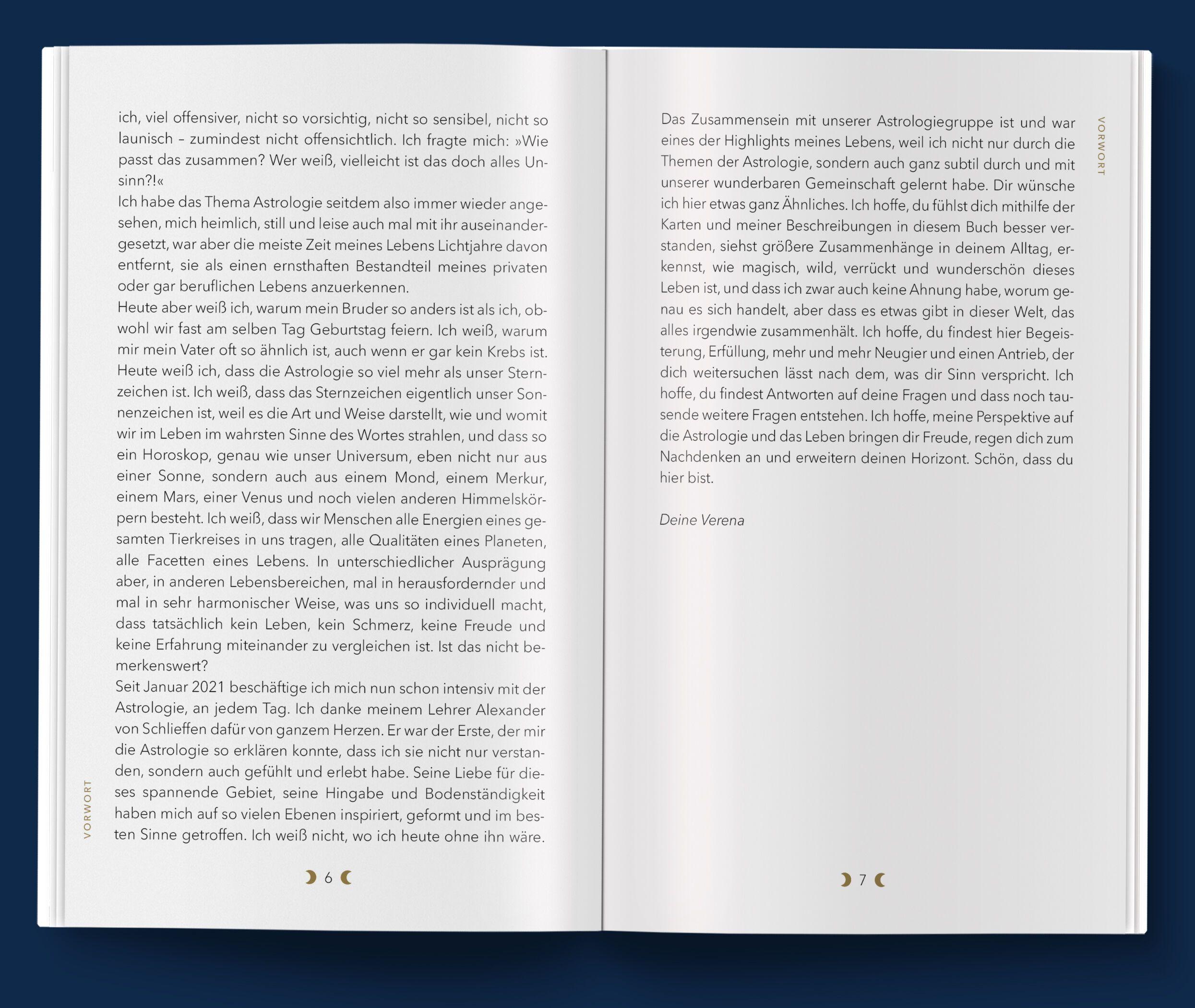 Beispielinhalt (Bild) Astrologiekarten