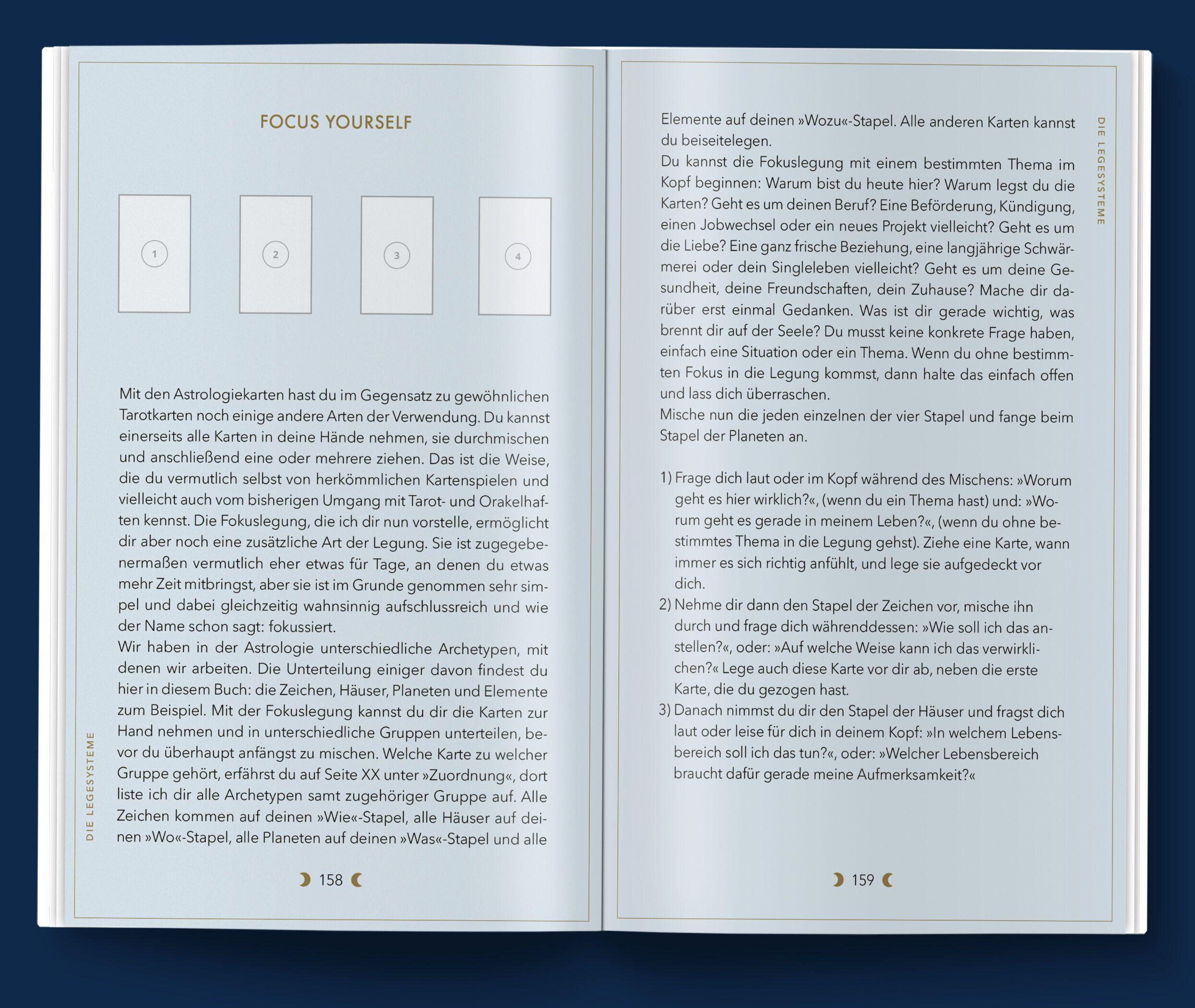 Beispielinhalt (Bild) Astrologiekarten