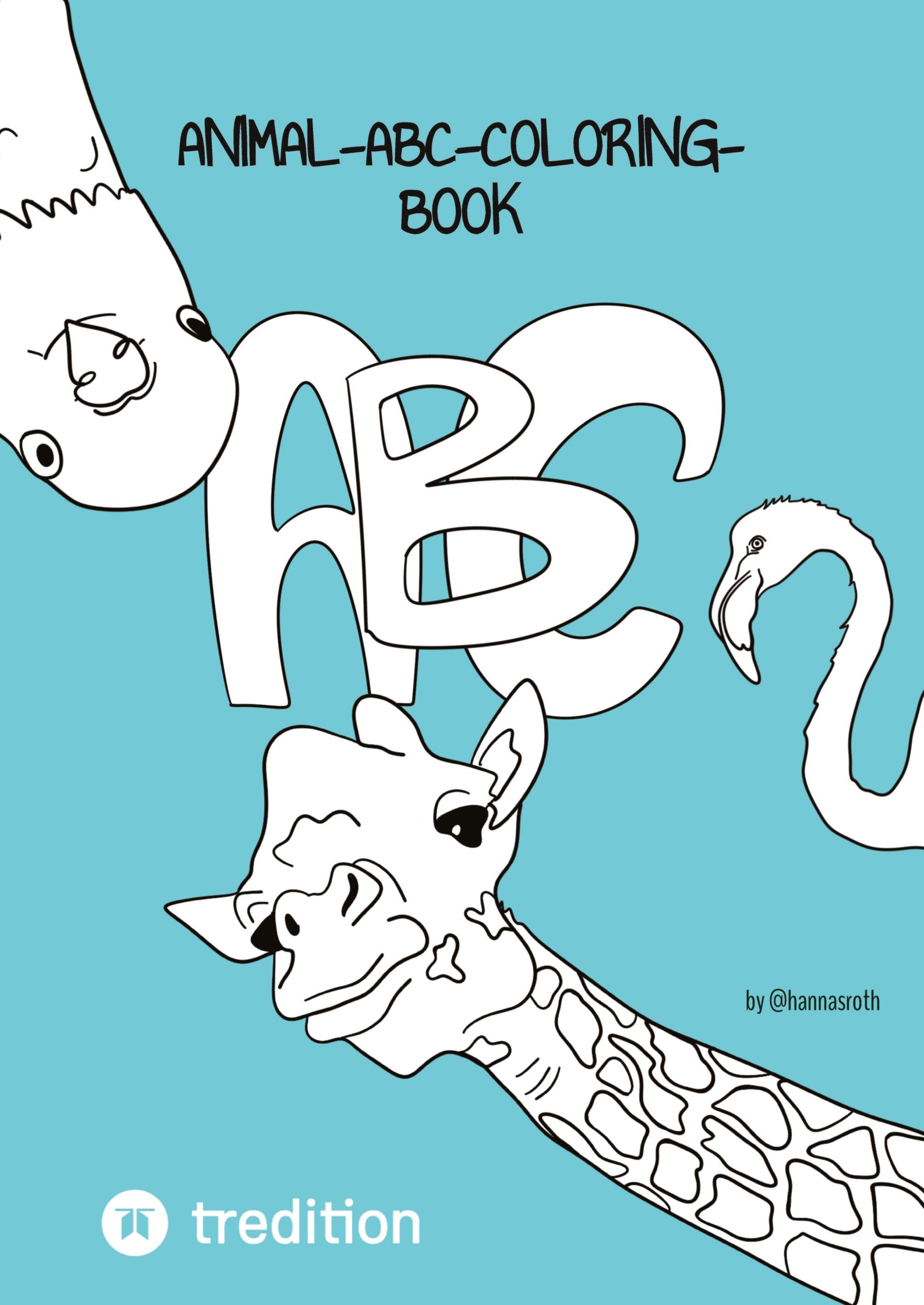 Vorderes Coverbild Animal-ABC-Coloring-Book