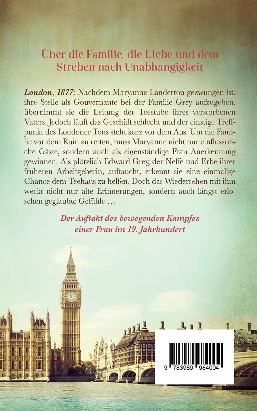 Rückseitencover Der Duft von Teeblättern | Ein historischer Liebesroman im England des 19. Jahrhunderts