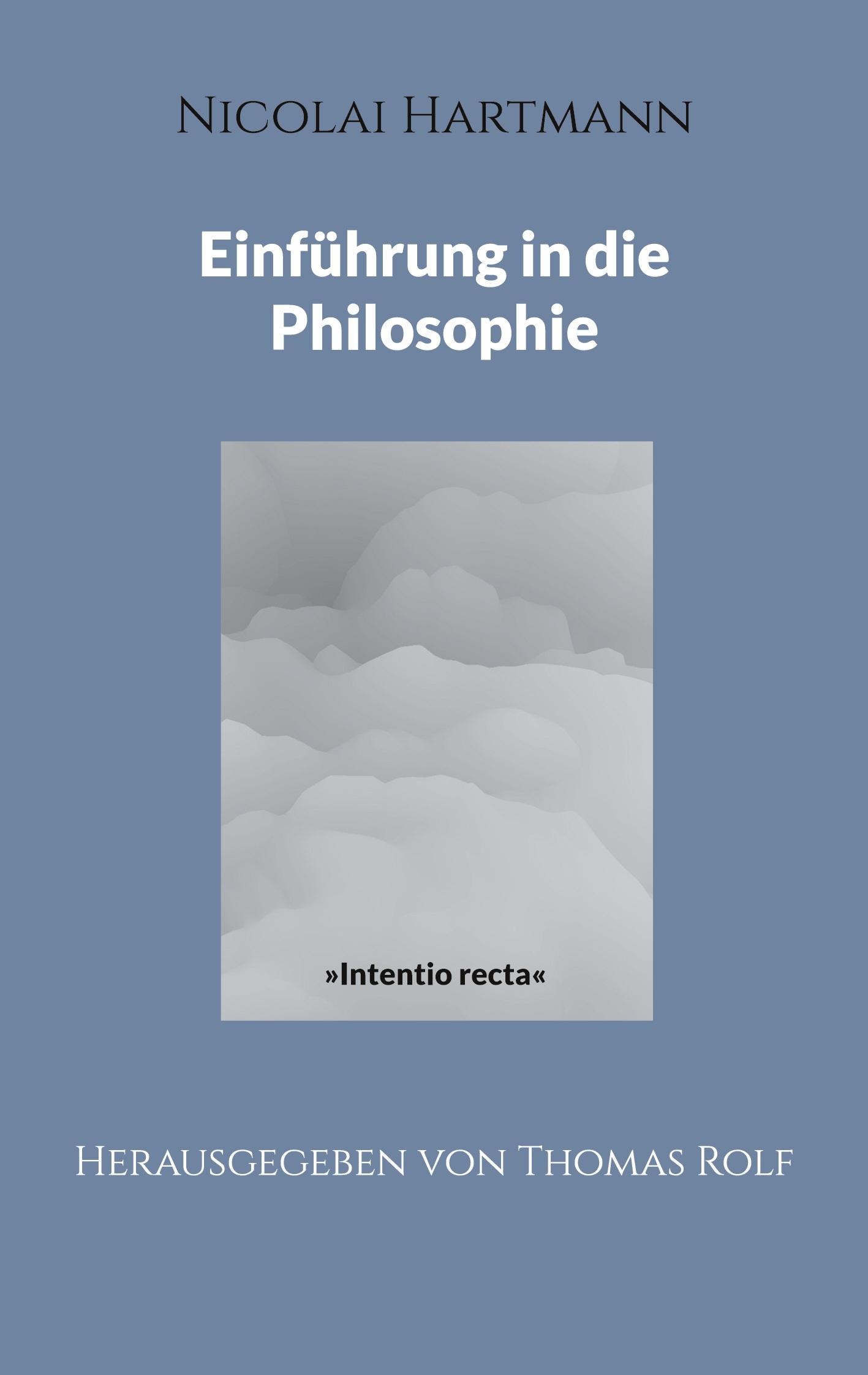 Vorderes Coverbild Nicolai Hartmann: Einführung in die Philosophie
