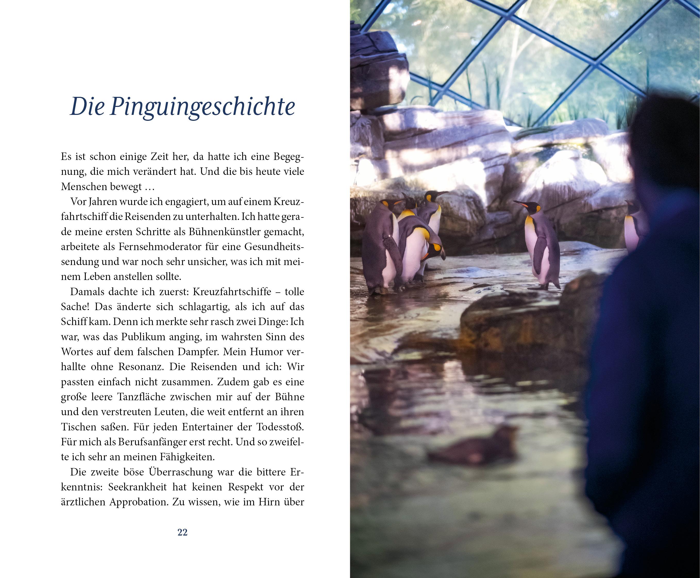 Beispielinhalt (Bild) Der Pinguin, der fliegen lernte