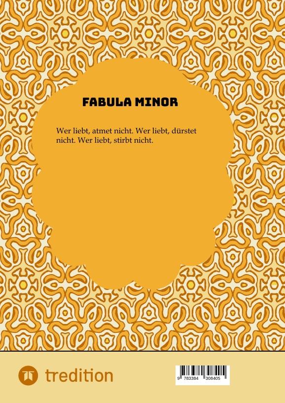 Rückseitencover Fabula Minor