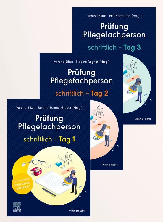 Vorderes Coverbild Lernpaket Schriftliche Prüfung Pflege