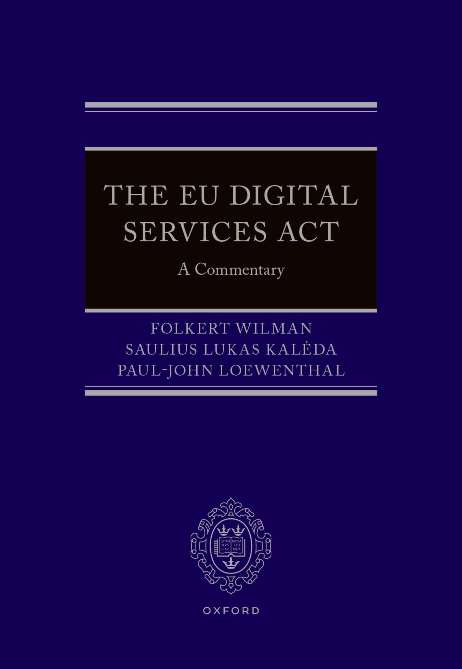 Vorderes Coverbild The EU Digital Services Act
