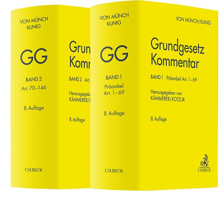 Vorderes Coverbild Grundgesetz-Kommentar  Gesamtwerk. GG
