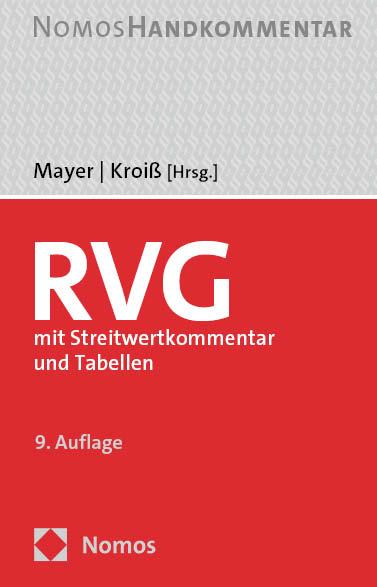 Vorderes Coverbild Rechtsanwaltsvergütungsgesetz: RVG