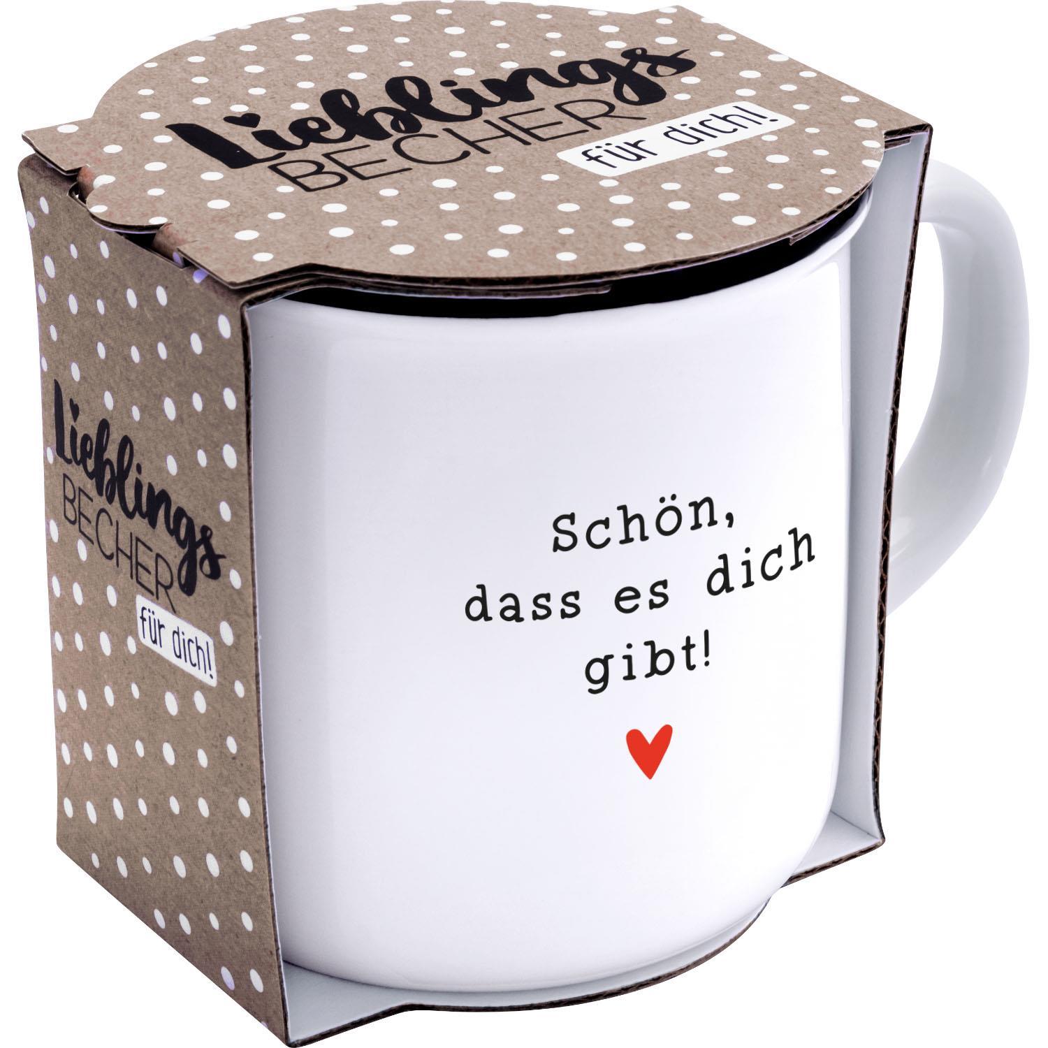 Beispielinhalt (Bild) GRUSS & CO Becher Motiv Gibt