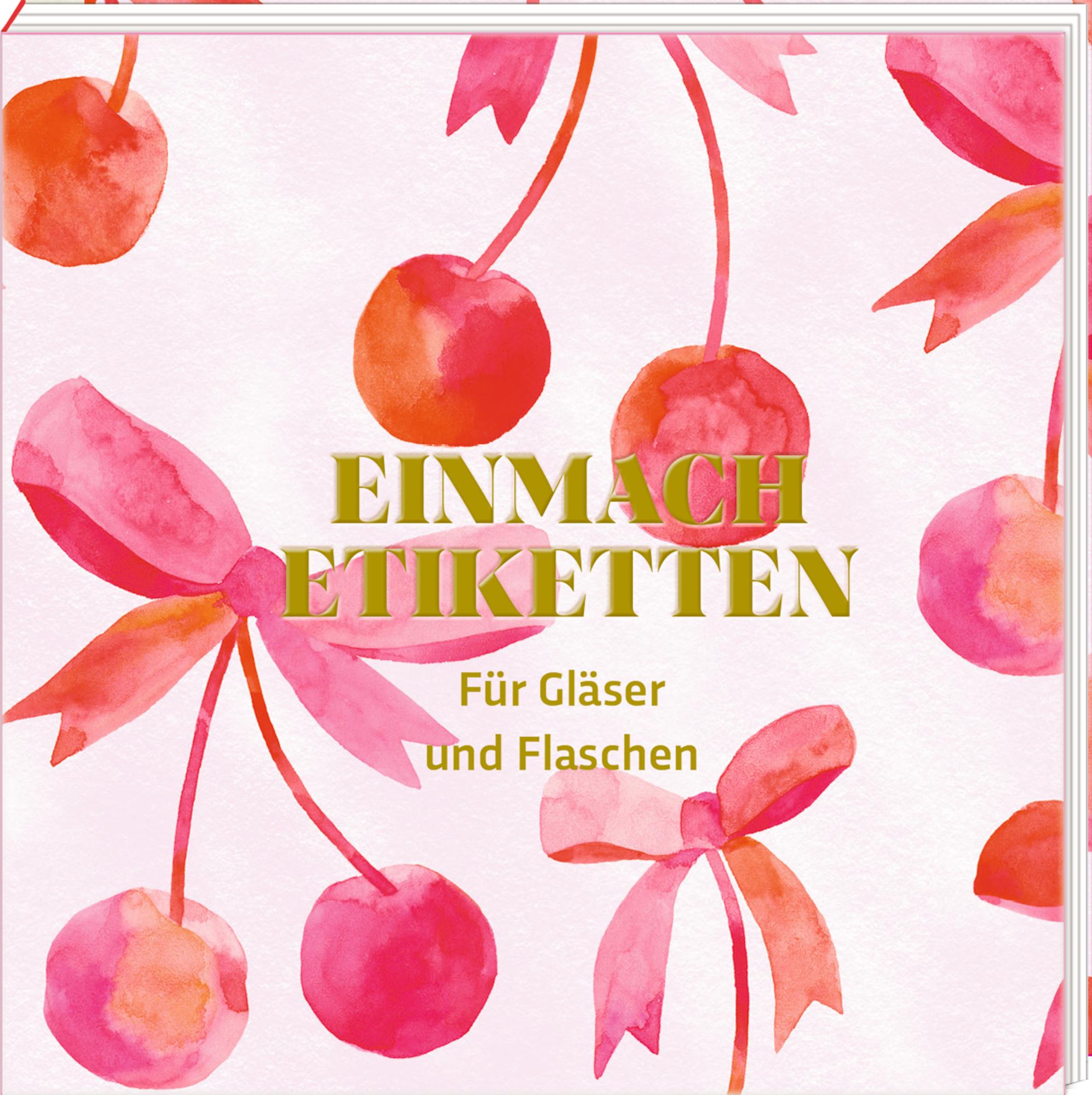 Vorderes Coverbild Etikettenbüchlein - All about pink