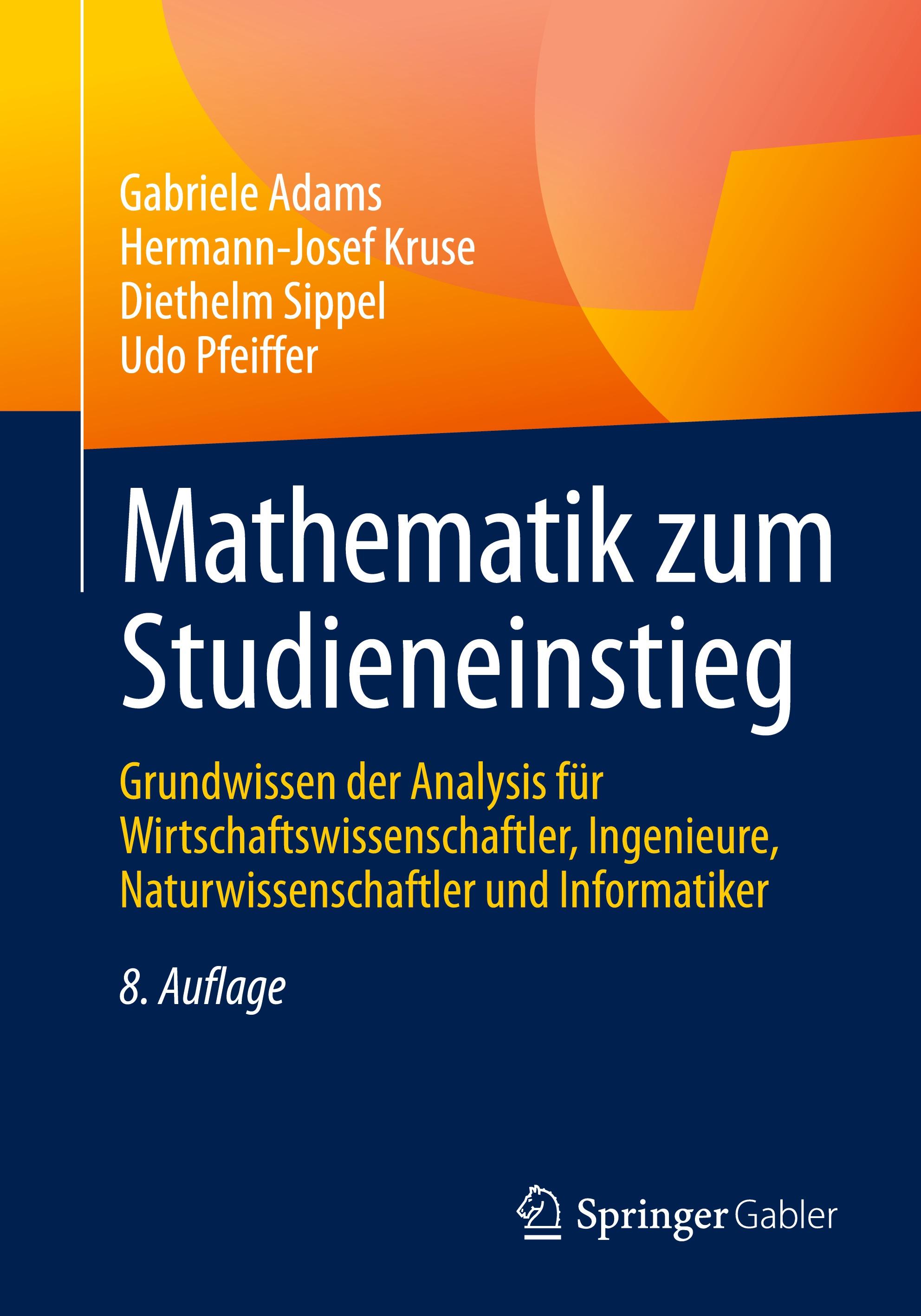 Vorderes Coverbild Mathematik zum Studieneinstieg