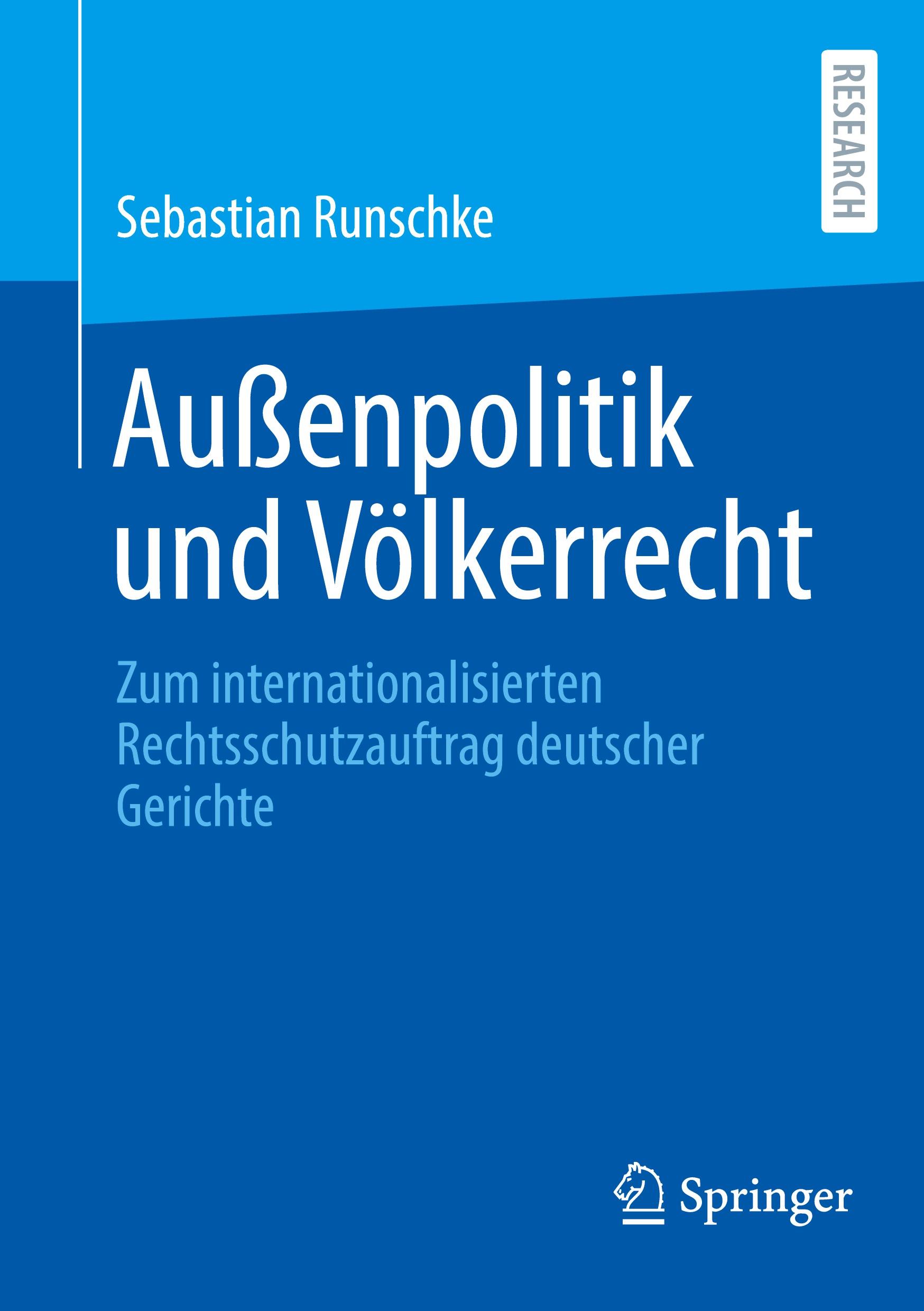 Vorderes Coverbild Außenpolitik und Völkerrecht