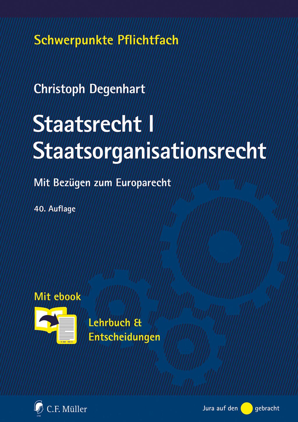 Vorderes Coverbild Staatsrecht I. Staatsorganisationsrecht