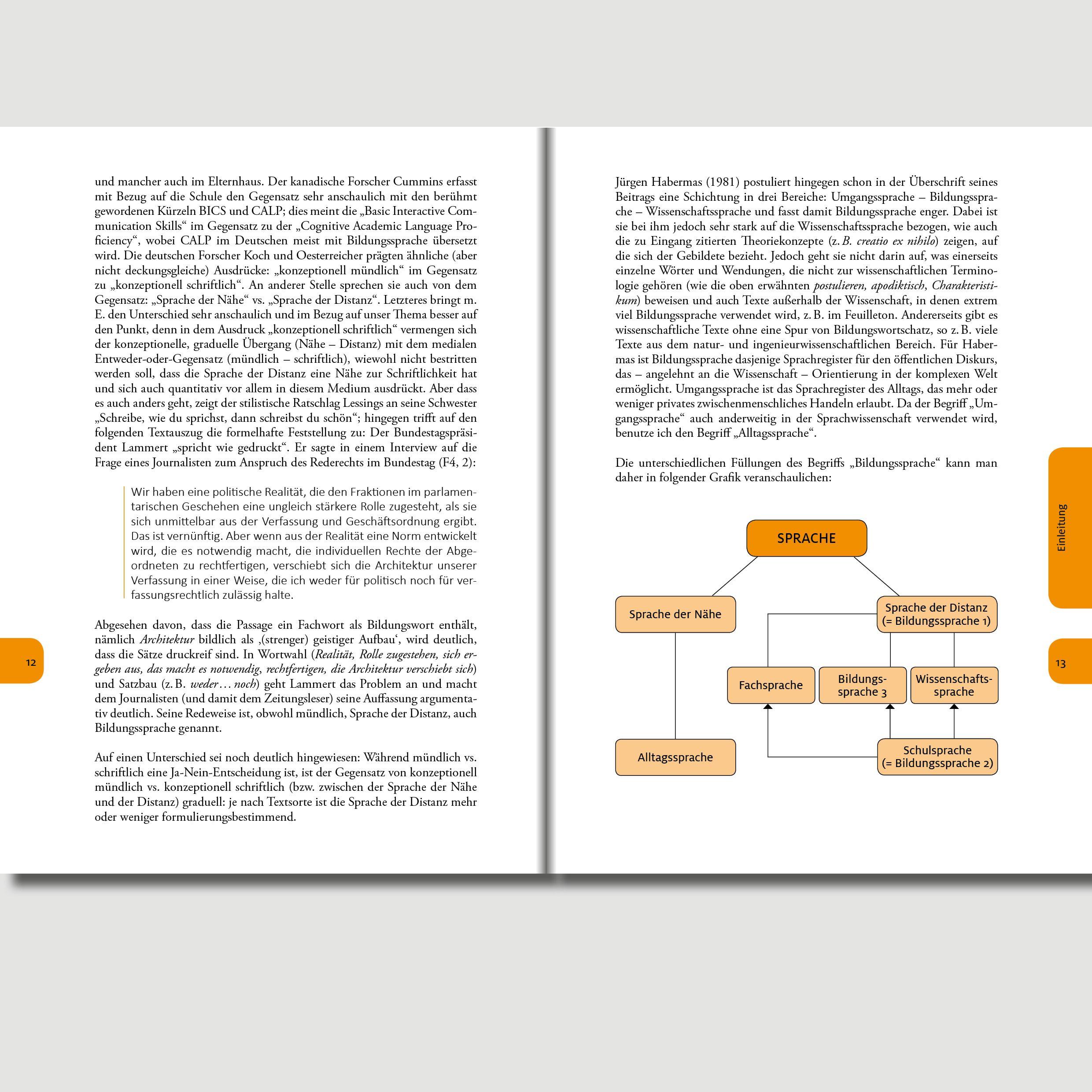 Beispielinhalt (Bild) Der Bildungswortschatz