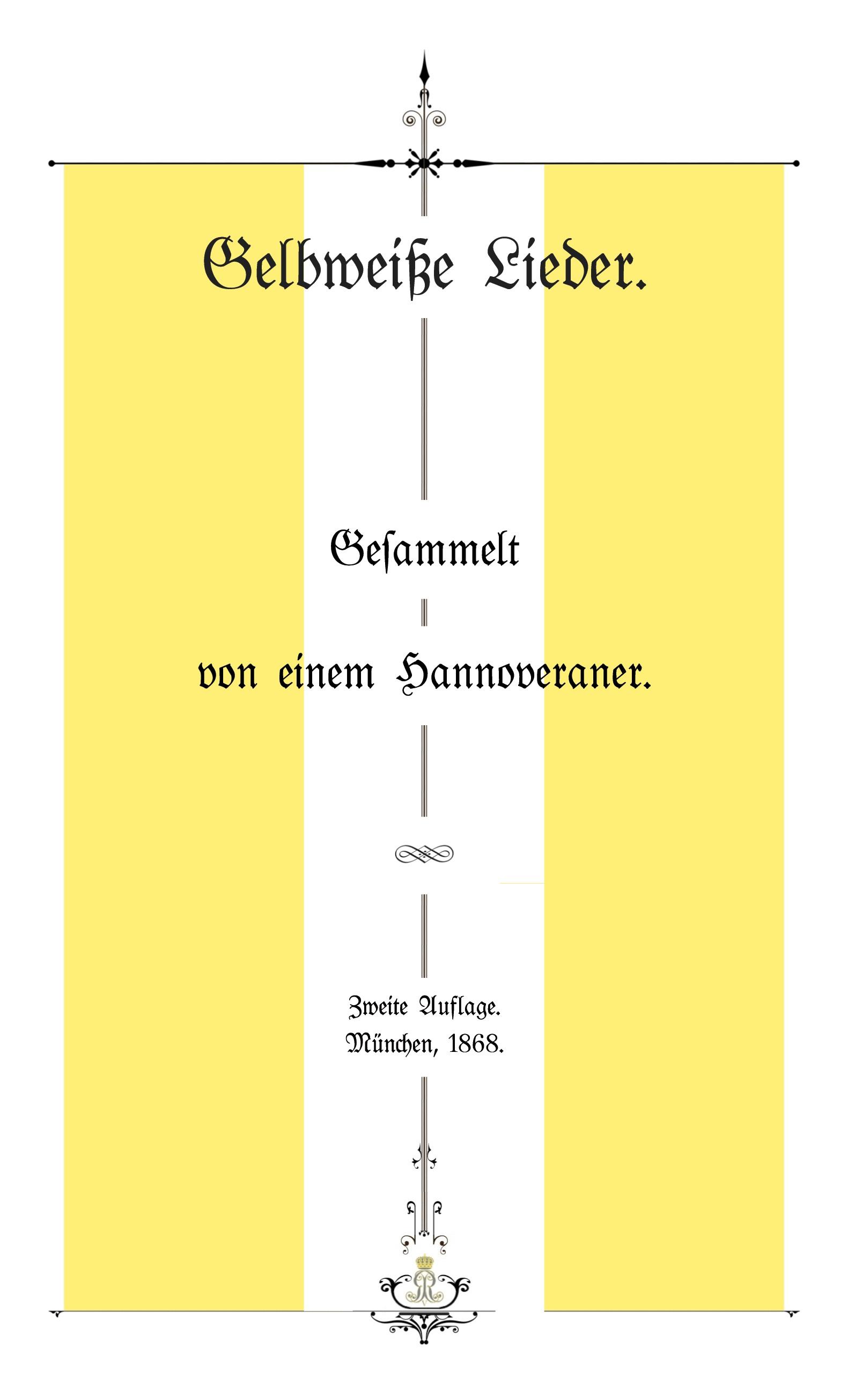 Vorderes Coverbild Gelbweiße Lieder