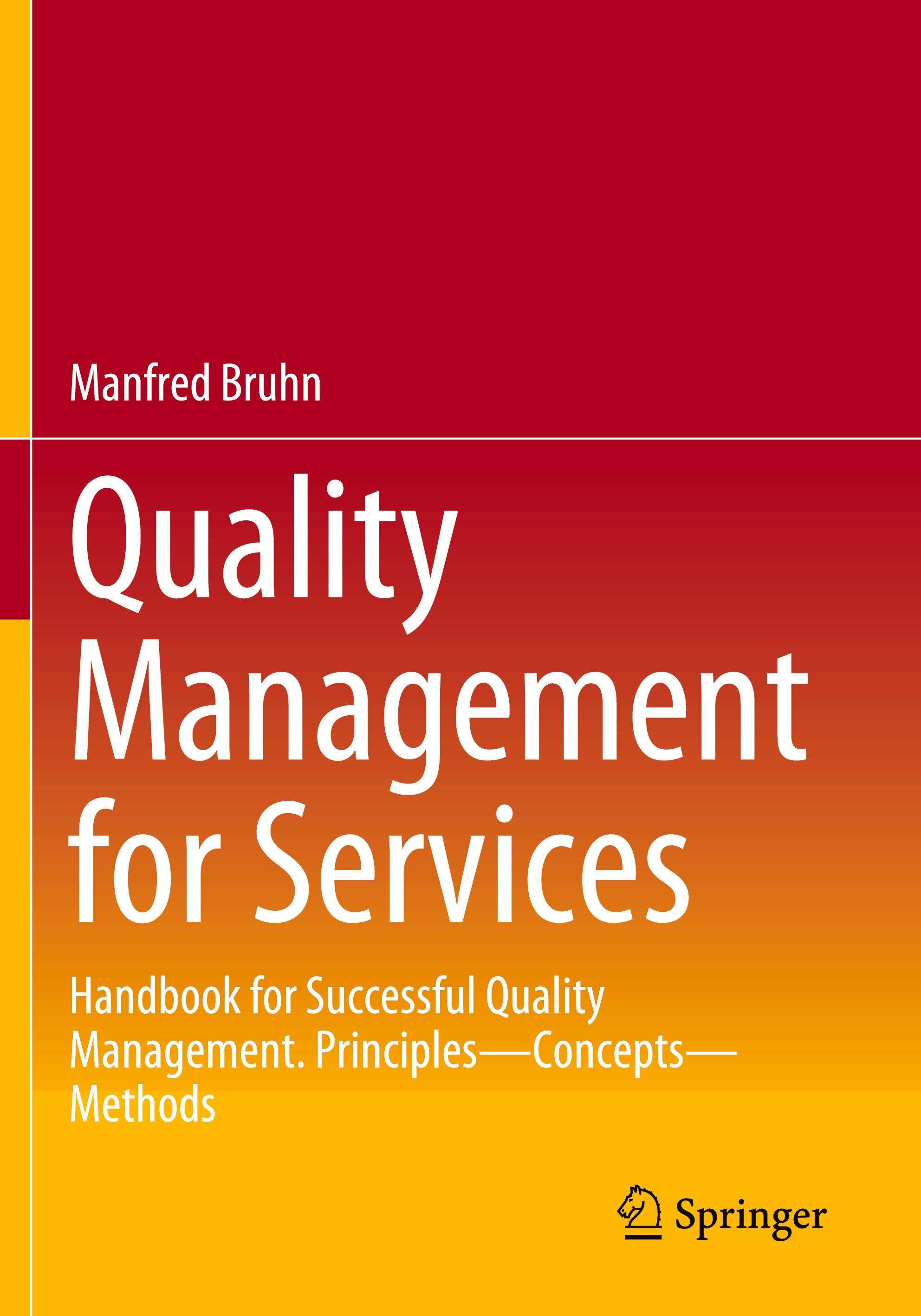Vorderes Coverbild Quality Management for Services