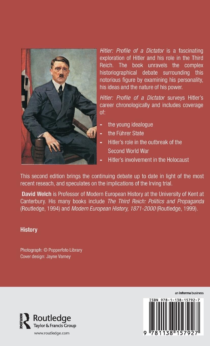 Rückseitencover Hitler