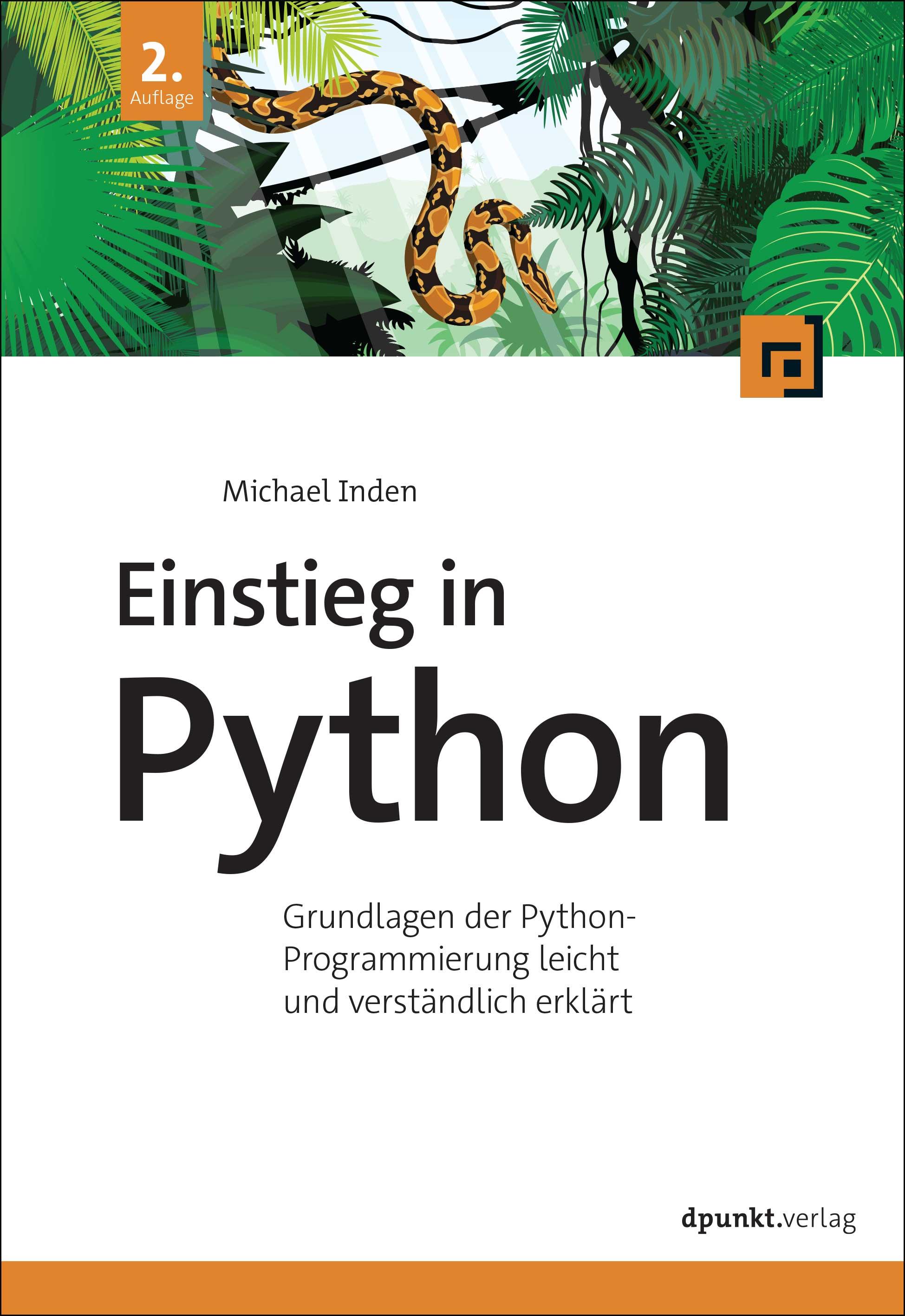 Vorderes Coverbild Einstieg in Python