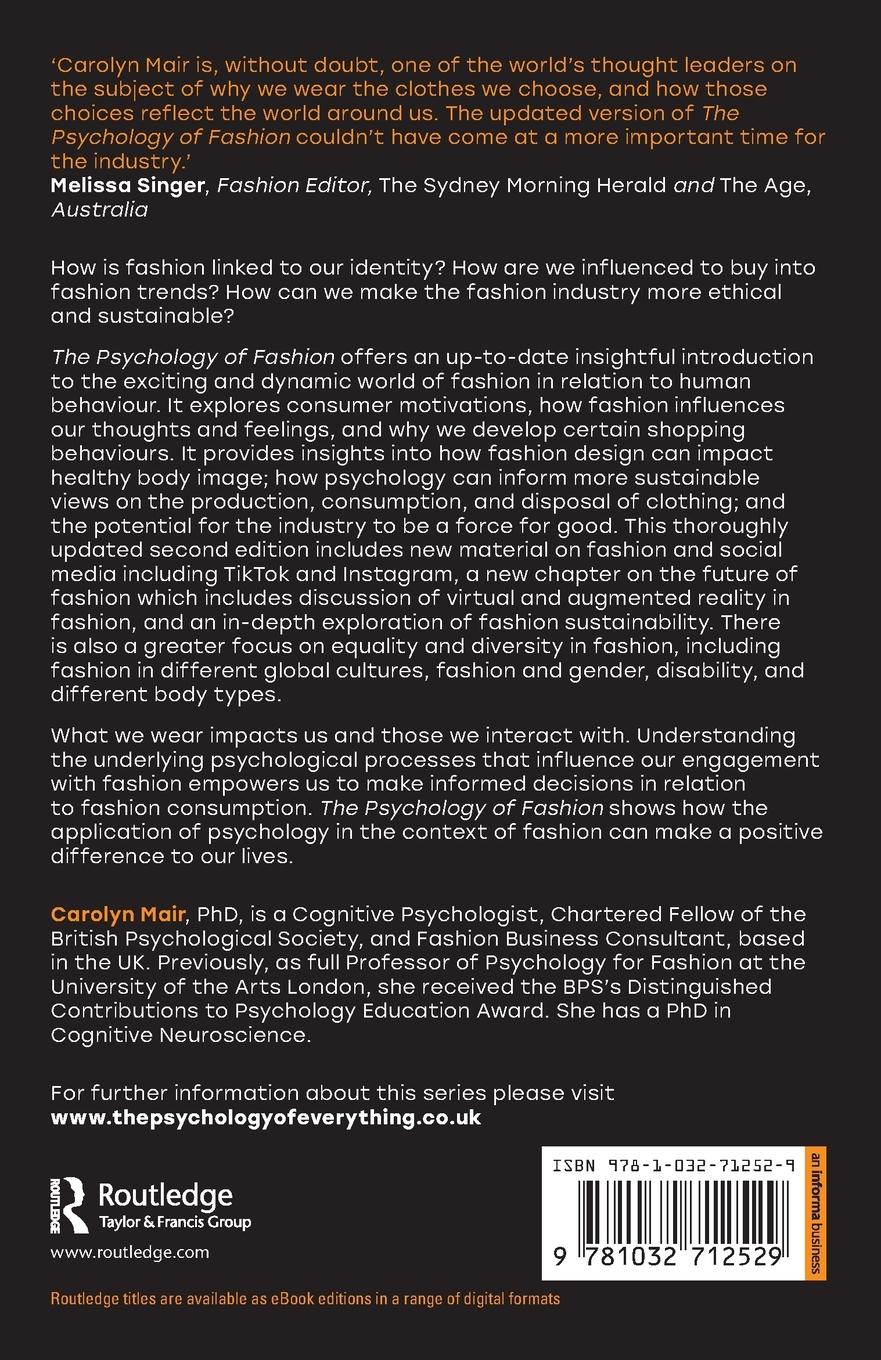 Rückseitencover The Psychology of Fashion