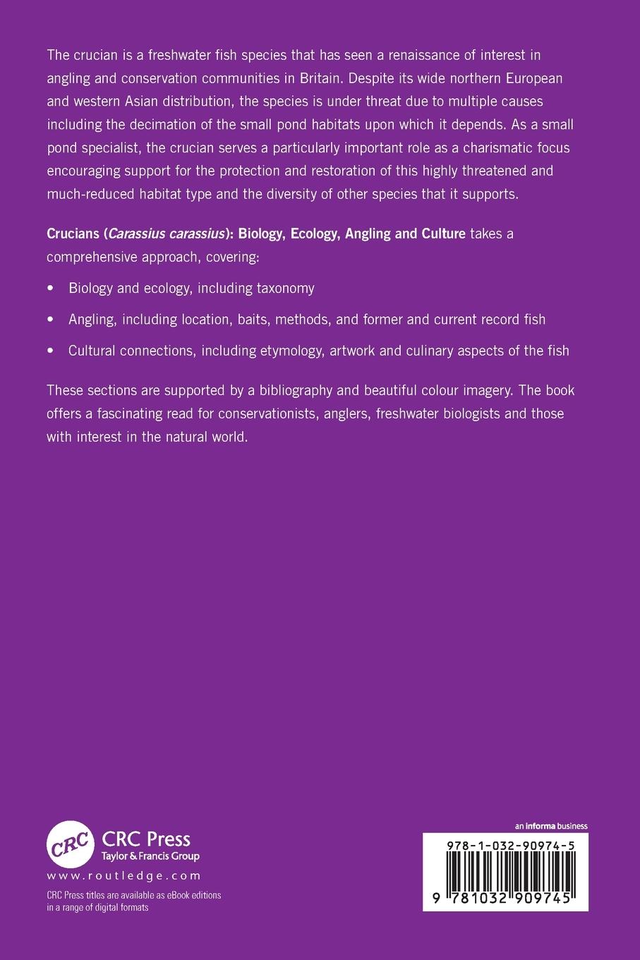 Rückseitencover Crucians (Carassius carassius)