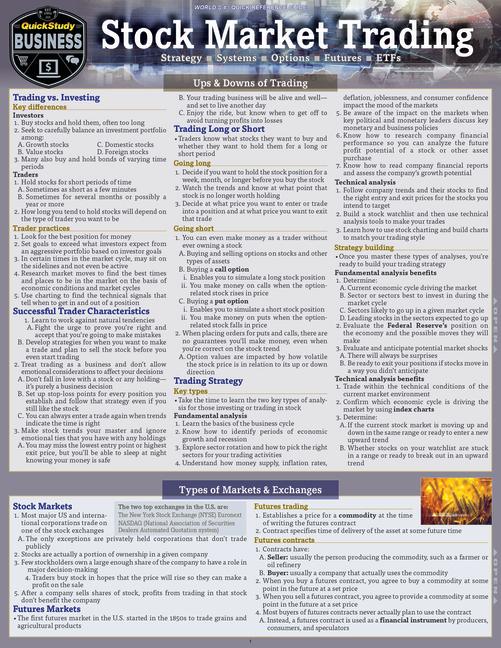 Vorderes Coverbild Stock Market Trading