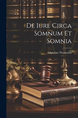 Vorderes Coverbild De Iure Circa Somnum Et Somnia