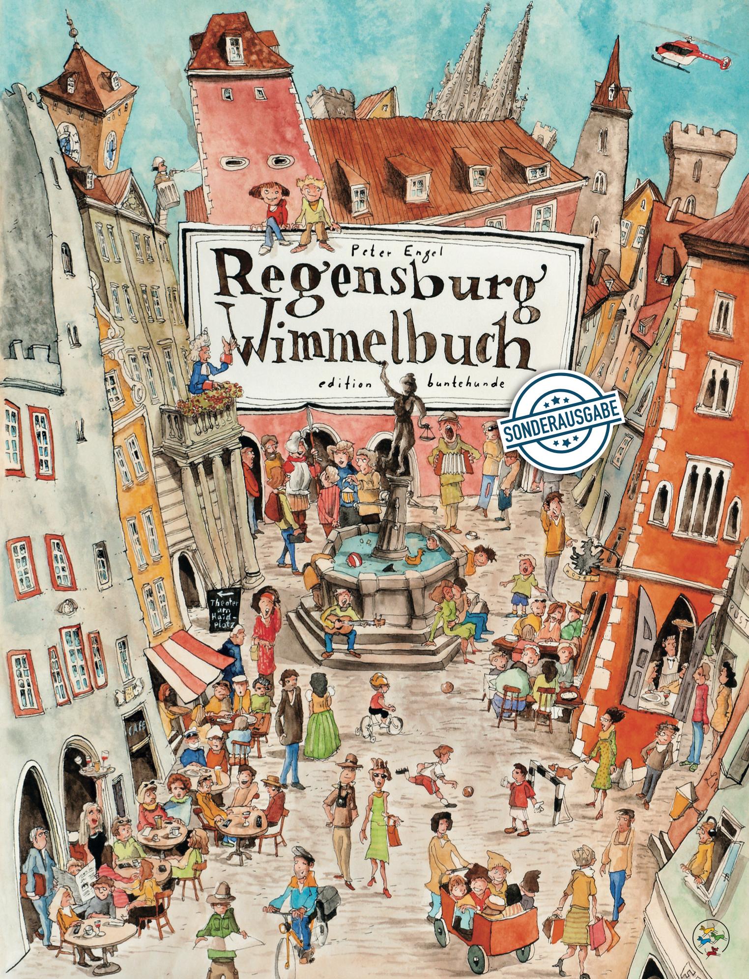 Vorderes Coverbild Regensburg Wimmelbuch
