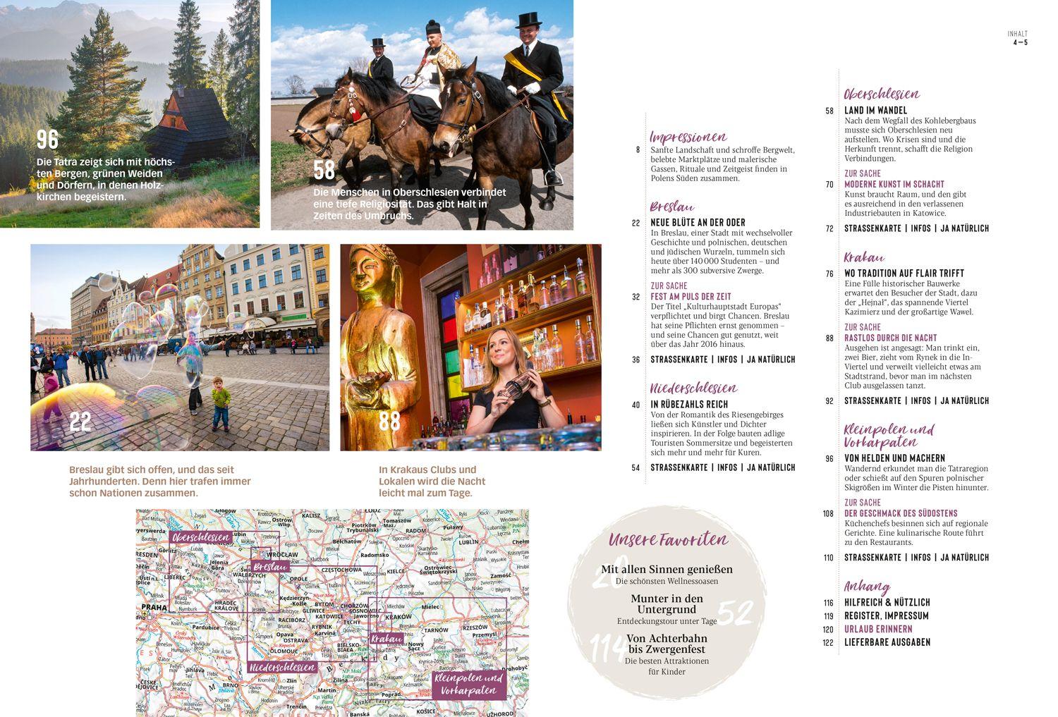 Beispielinhalt (Bild) DUMONT Bildatlas Krakau, Breslau, Polen Süden