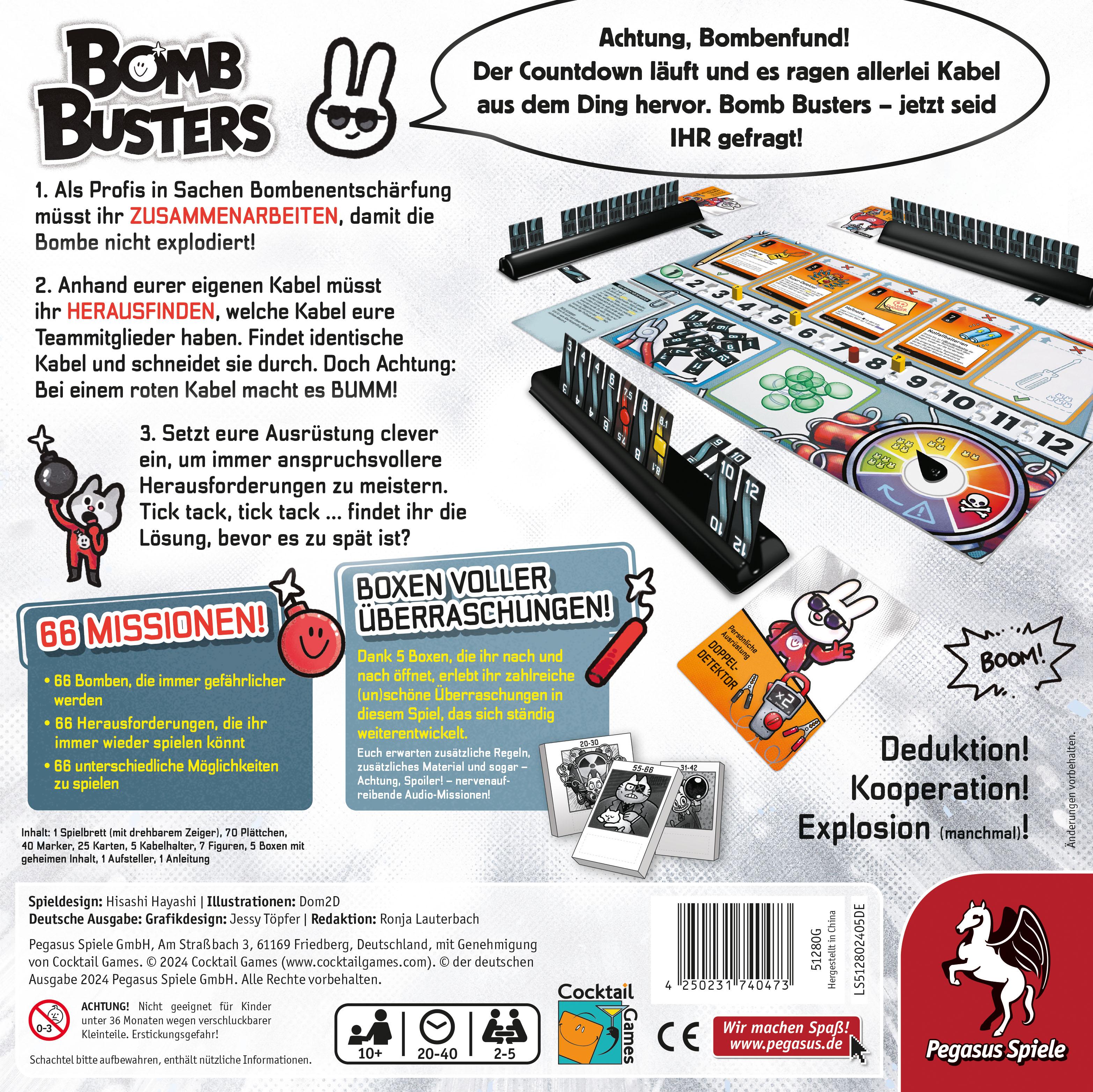 Beispielinhalt (Bild) Bomb Busters