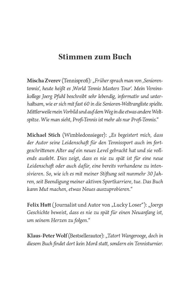 Beispielinhalt (Bild) Zweiter Aufschlag