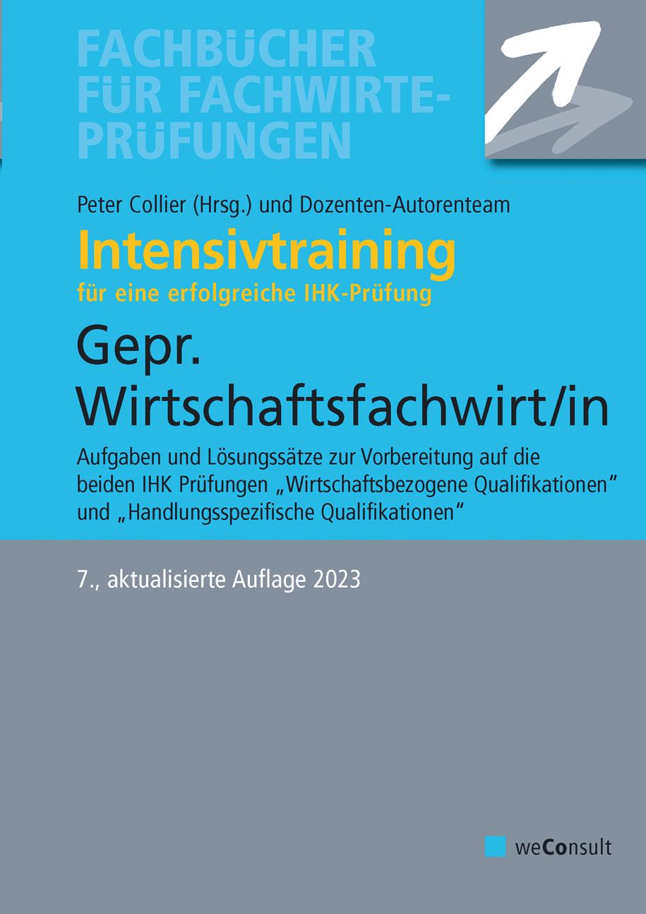 Vorderes Coverbild Intensivtraining Gepr. Wirtschaftsfachwirt/in