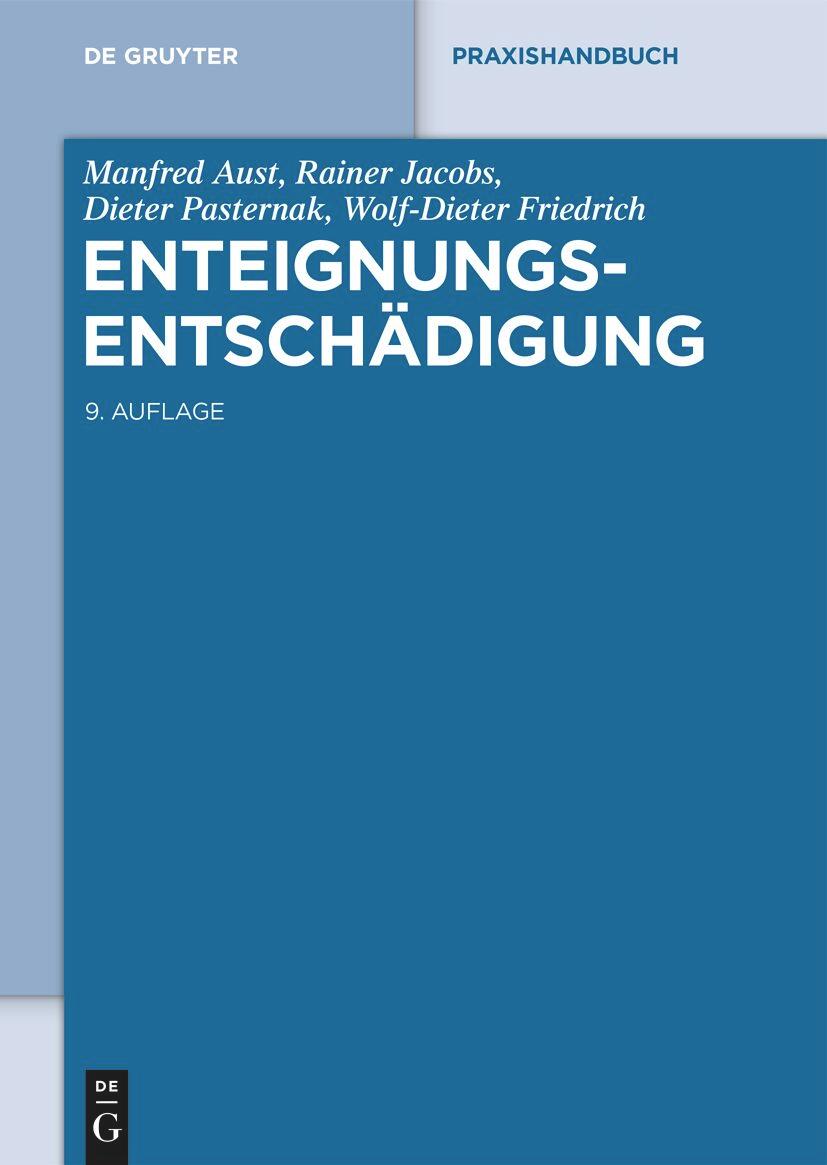 Vorderes Coverbild Enteignungsentschädigung