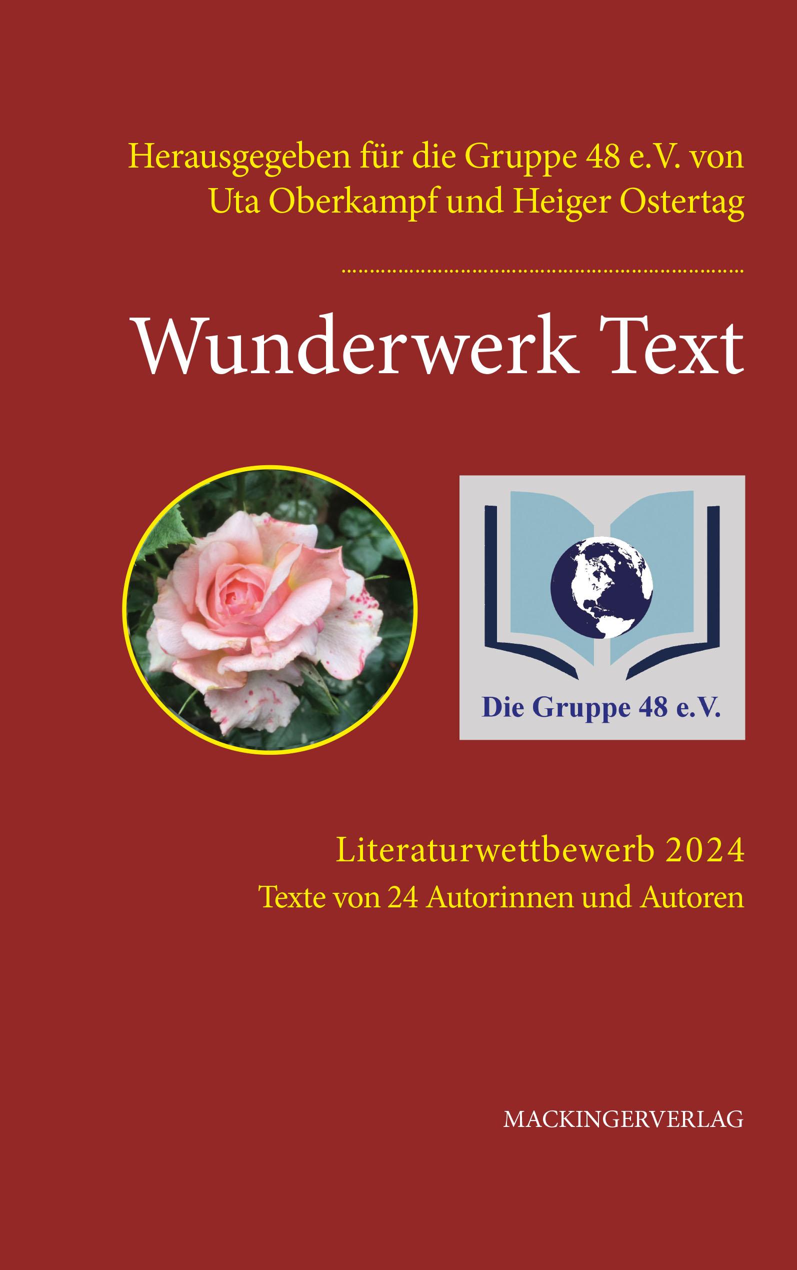 Vorderes Coverbild Wunderwerk Text Literaturwettbewerb 2024