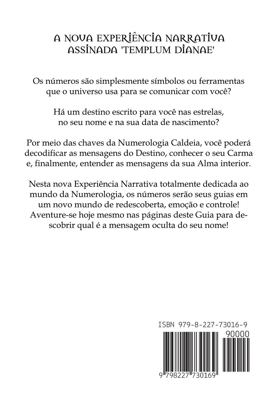 Rückseitencover Numerologia Caldeia
